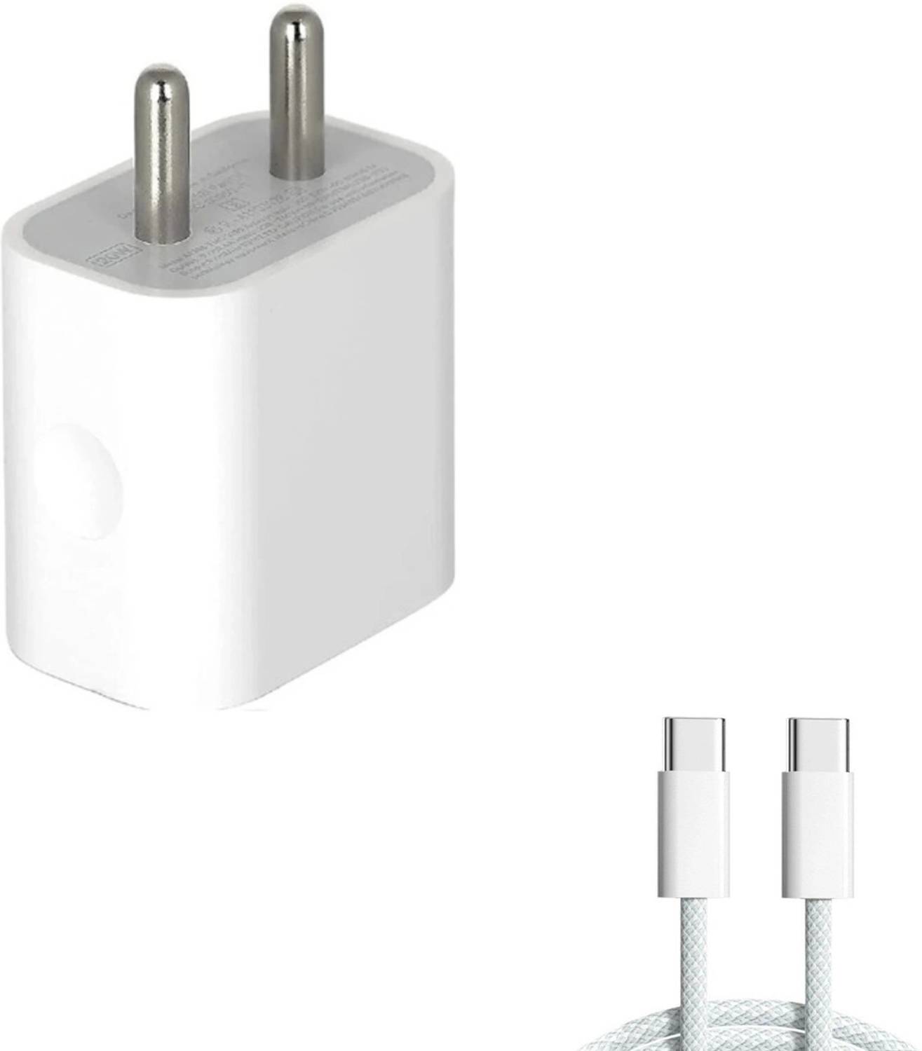 TECHVIQQ 20 W PD 2.1 A Wall Charger for Mobile with Detachable Cable