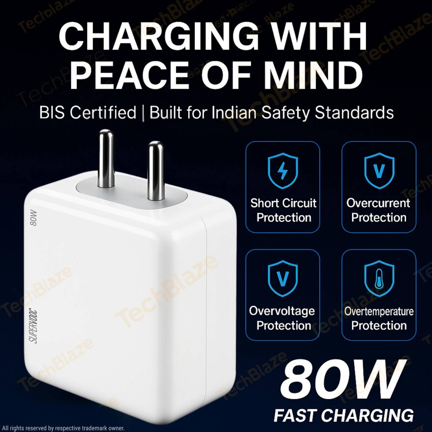 Amozkart 80W SuperVOOC Wall Charger - Image 5