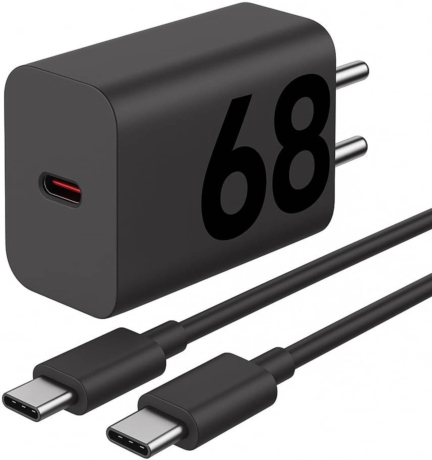 MGEdge 68 W TurboPower 3.0 3 A Wall Charger for Mobile with Detachable Cable