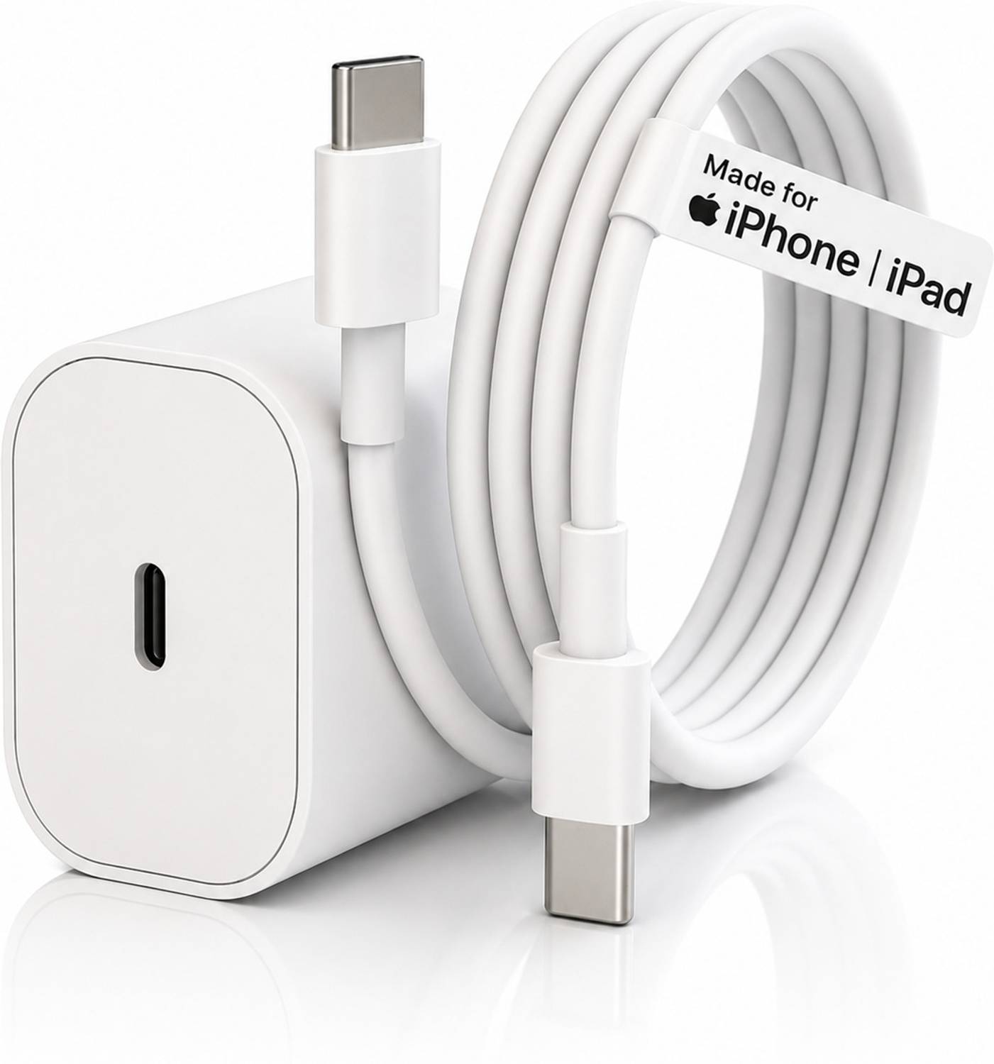 shopbucket 20 W PD 3 A Wall Charger for Mobile with Detachable Cable