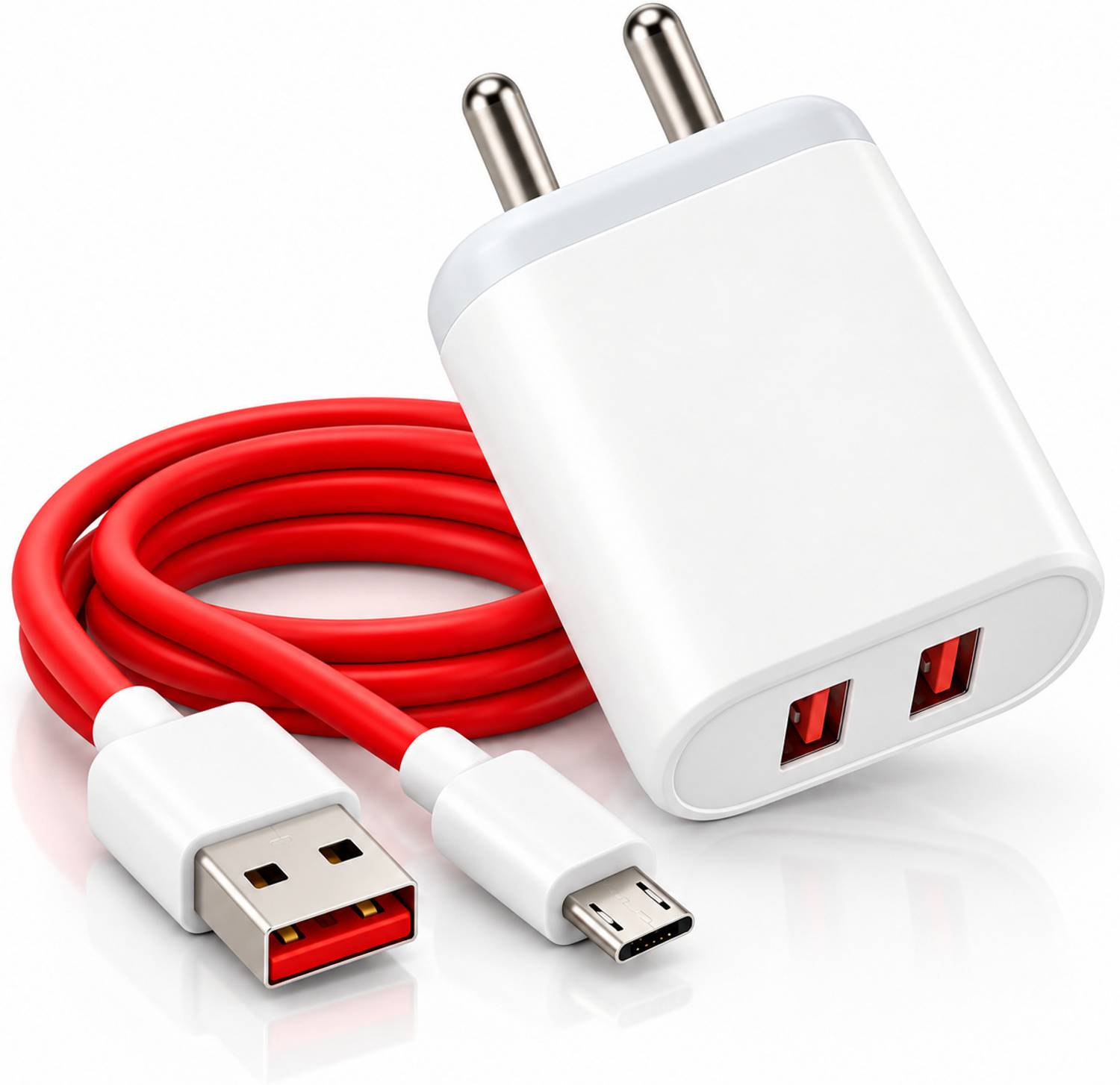 ChargHunt 12 W Quick Charge 3.4 A Multi-pin Wall Charger for Mobile with Detachable Cable
