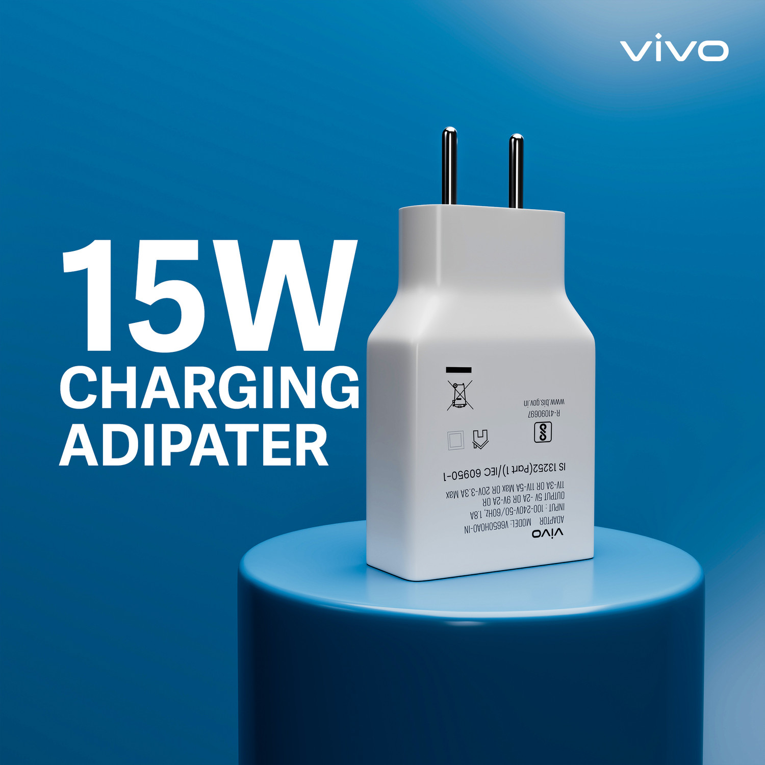Image of vivo 15 W TurboPower 3.0 3 A Wall Charger for Mobile