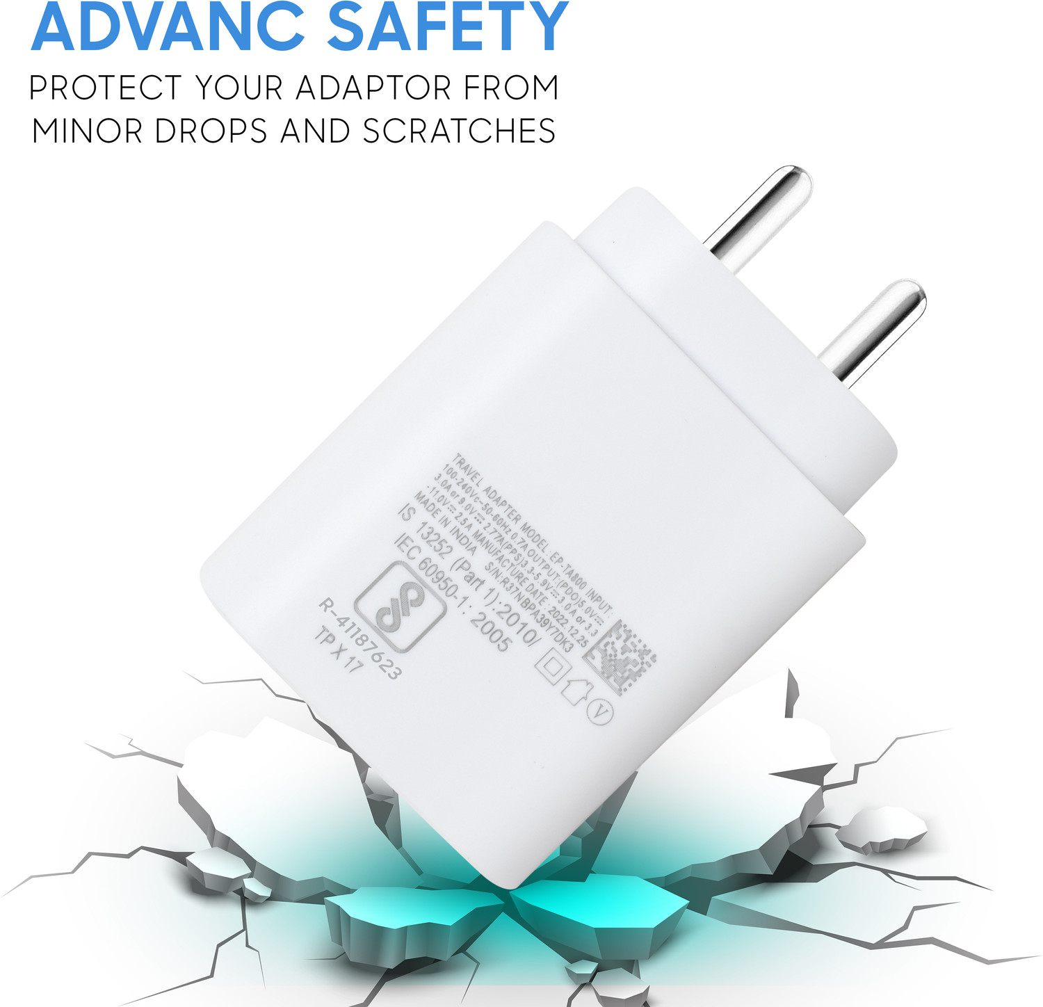 Image of Zybux Original 25W USB-C Samsung Galaxy M14 5G Mobile Super Fast PD Charger Adapter Charging Pad