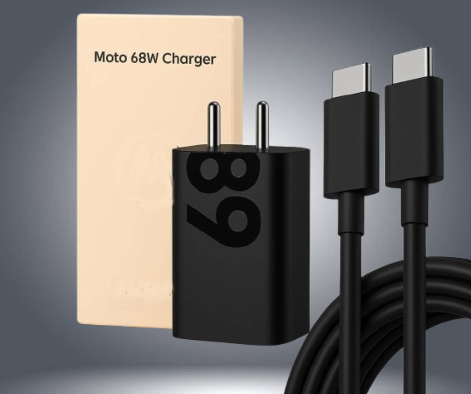 MGEdge 68 W TurboPower 3.0 5 A Wall Charger for Mobile with Detachable Cable