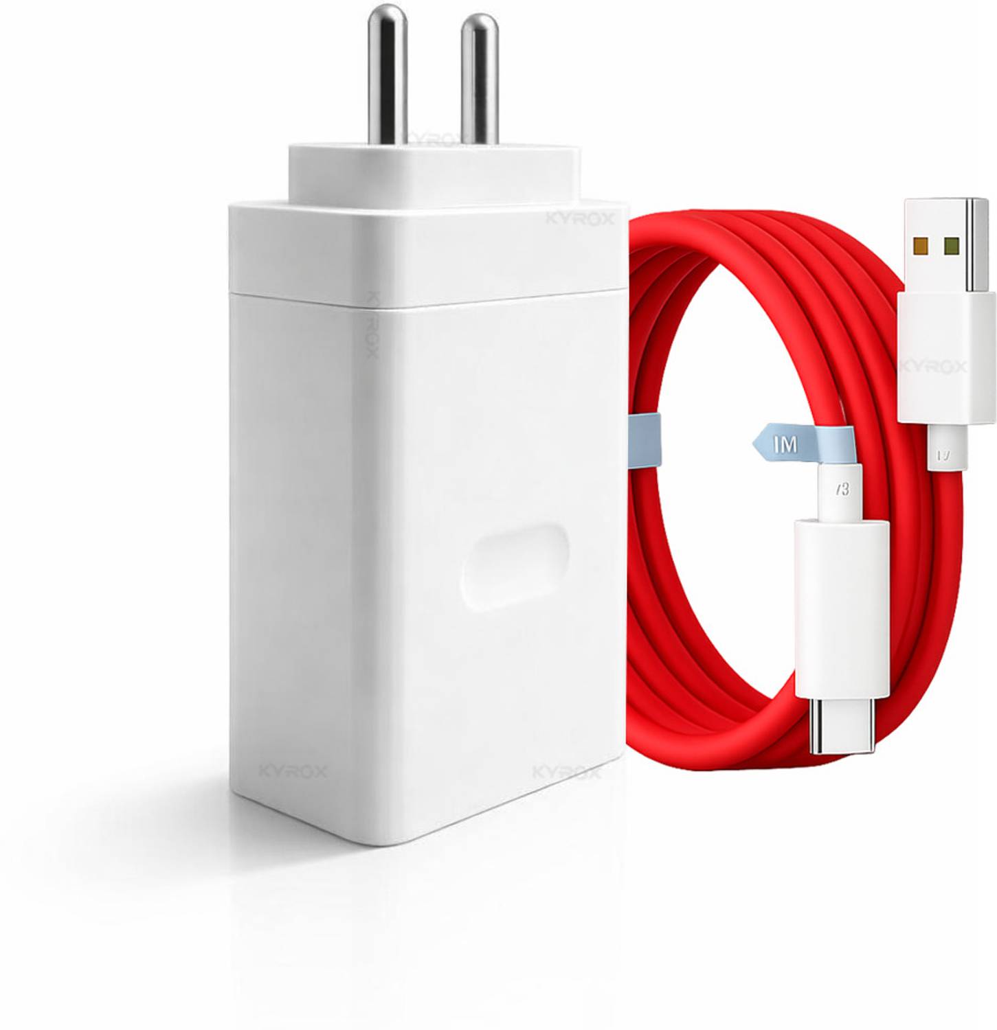 Kyrox 100 W SuperVOOC 9 A Wall Charger for Mobile with Detachable