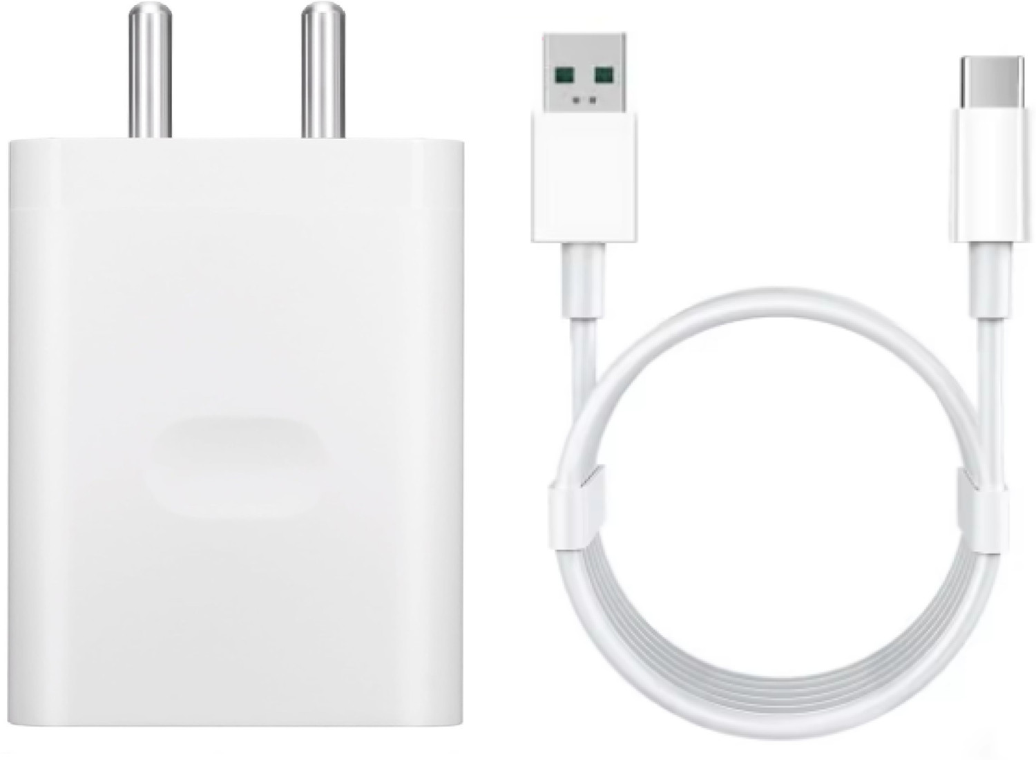 Image of OPPO 18 W Quick Charge 2 A Wall Charger for Mobile with Detachable Cable