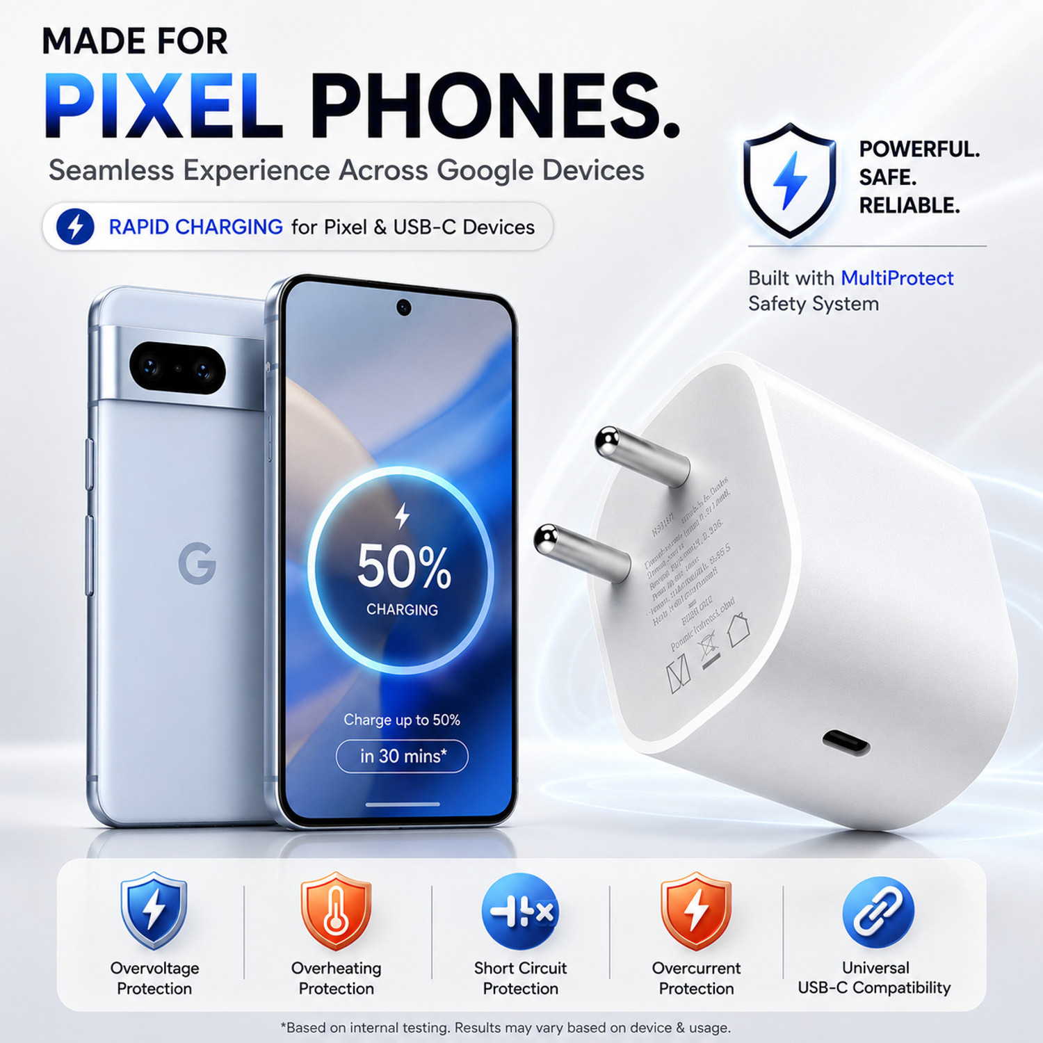 Image of shopbucket 45 W Quick Charge 5 A Wall Charger for Mobile