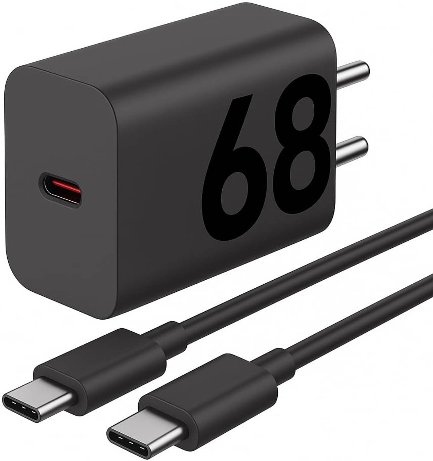 MGEdge 68 W TurboPower 3.0 3 A Wall Charger for Mobile with Detachable Cable