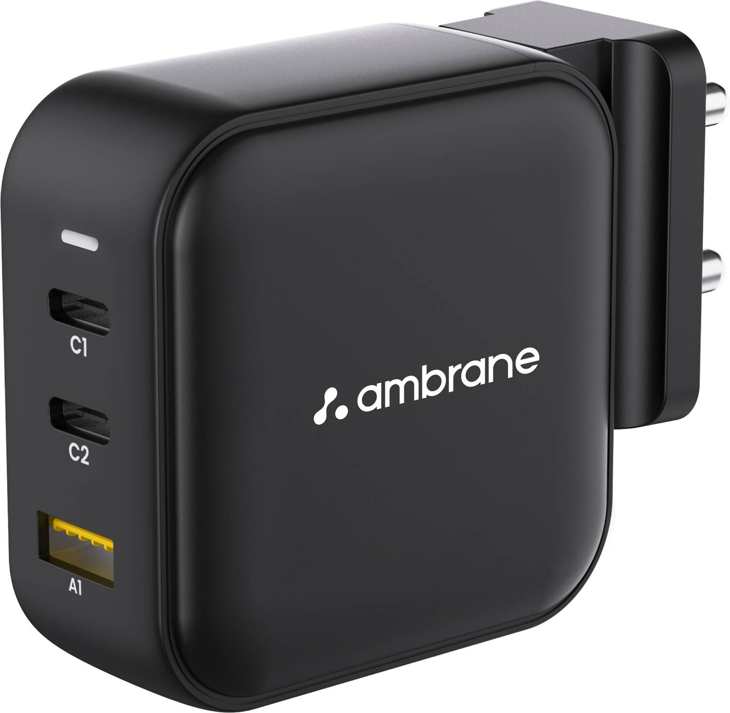 Ambrane 65 W GaN 3.4 A Wall Charger for Mobile