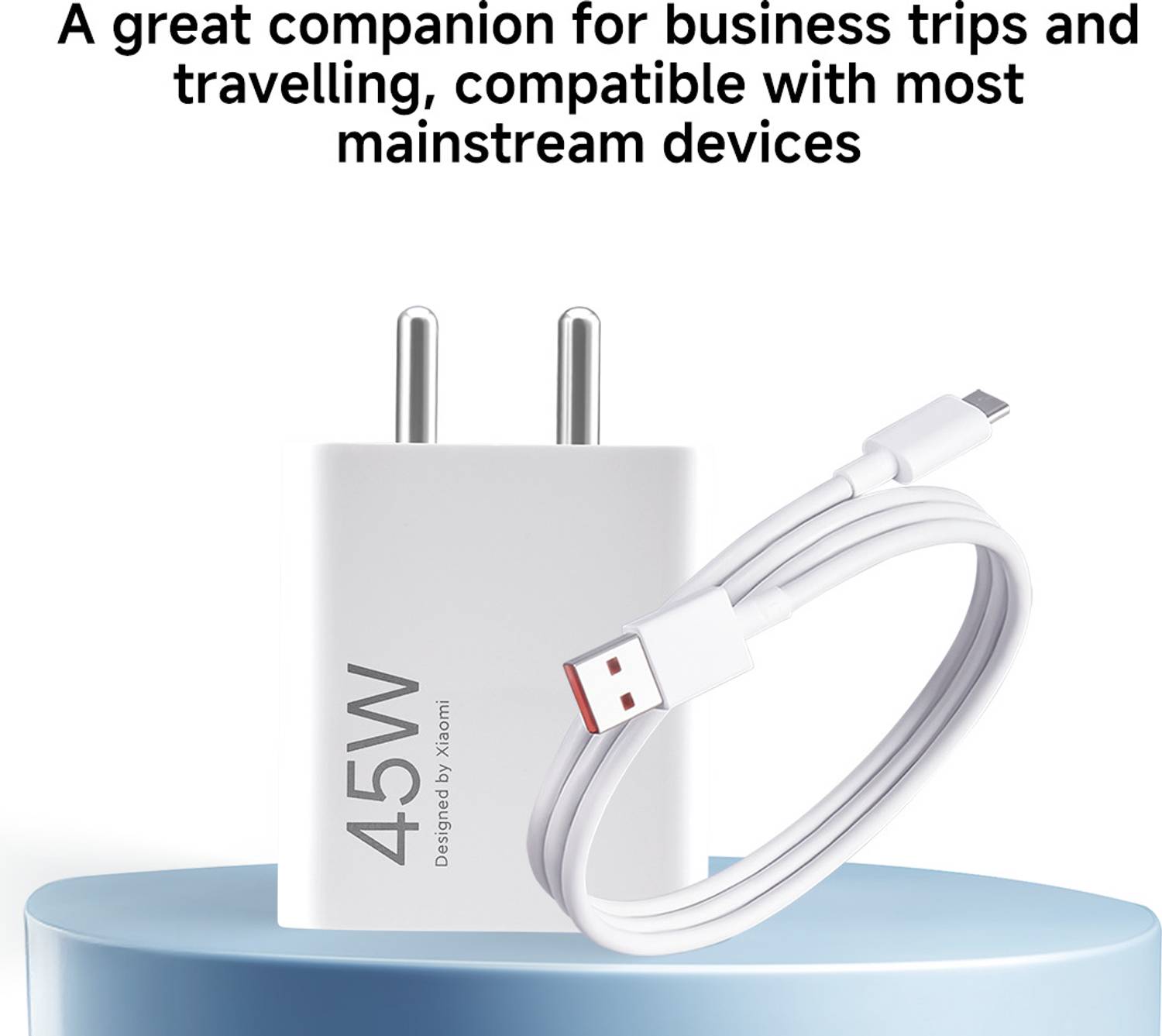 MI-☆ XIAOMI by Mi 45 W PD 4 A Wall Charger for Mobile with Detachable