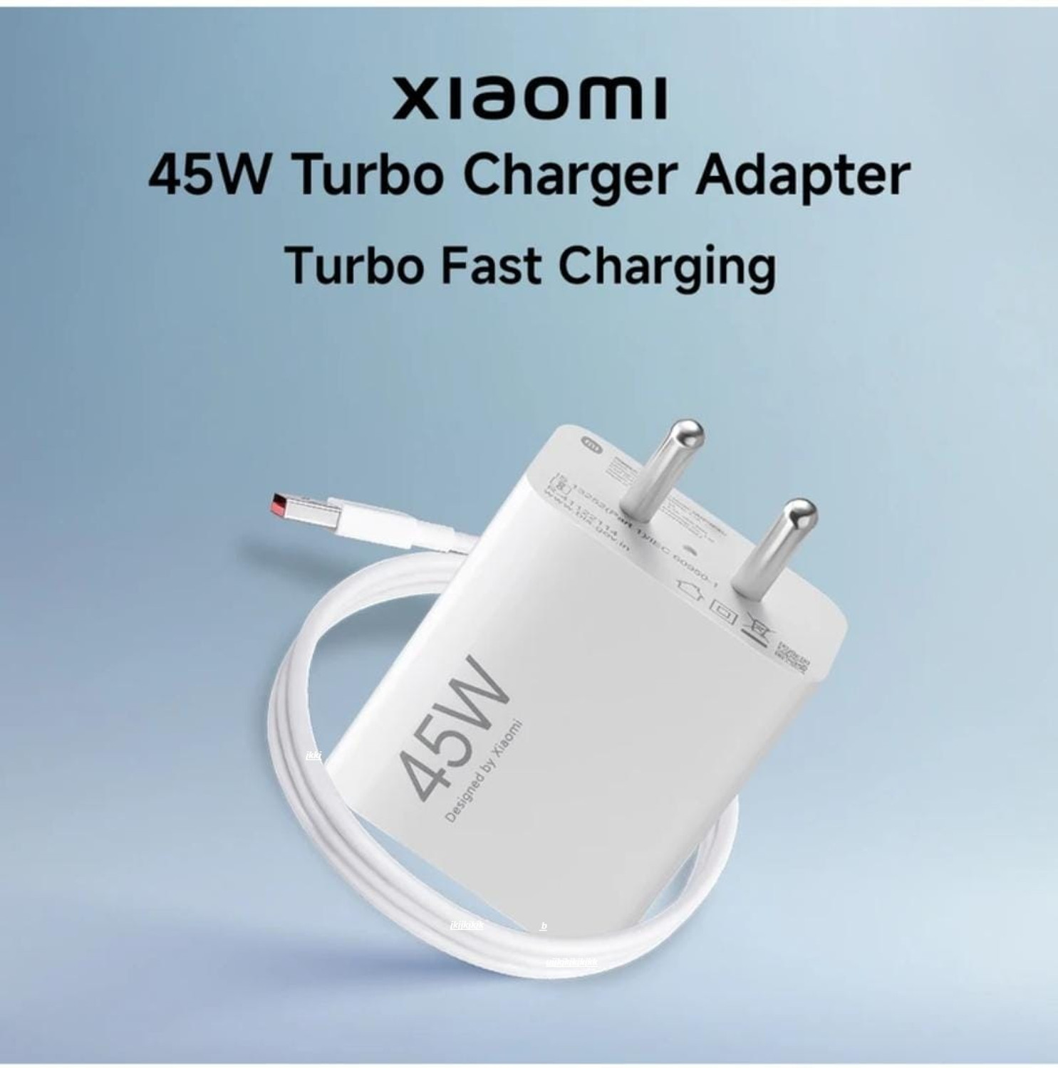 Image of XIAOMI Quick Charge 3 A Wall Charger for Mobile with Detachable Cable