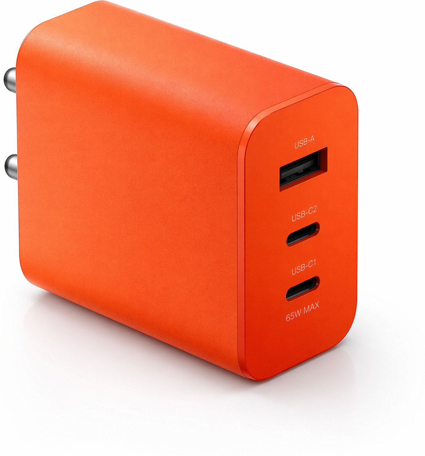 Image of ULTRADART 65 W GaN 6.5 A Wall Charger for Mobile (Orange)
