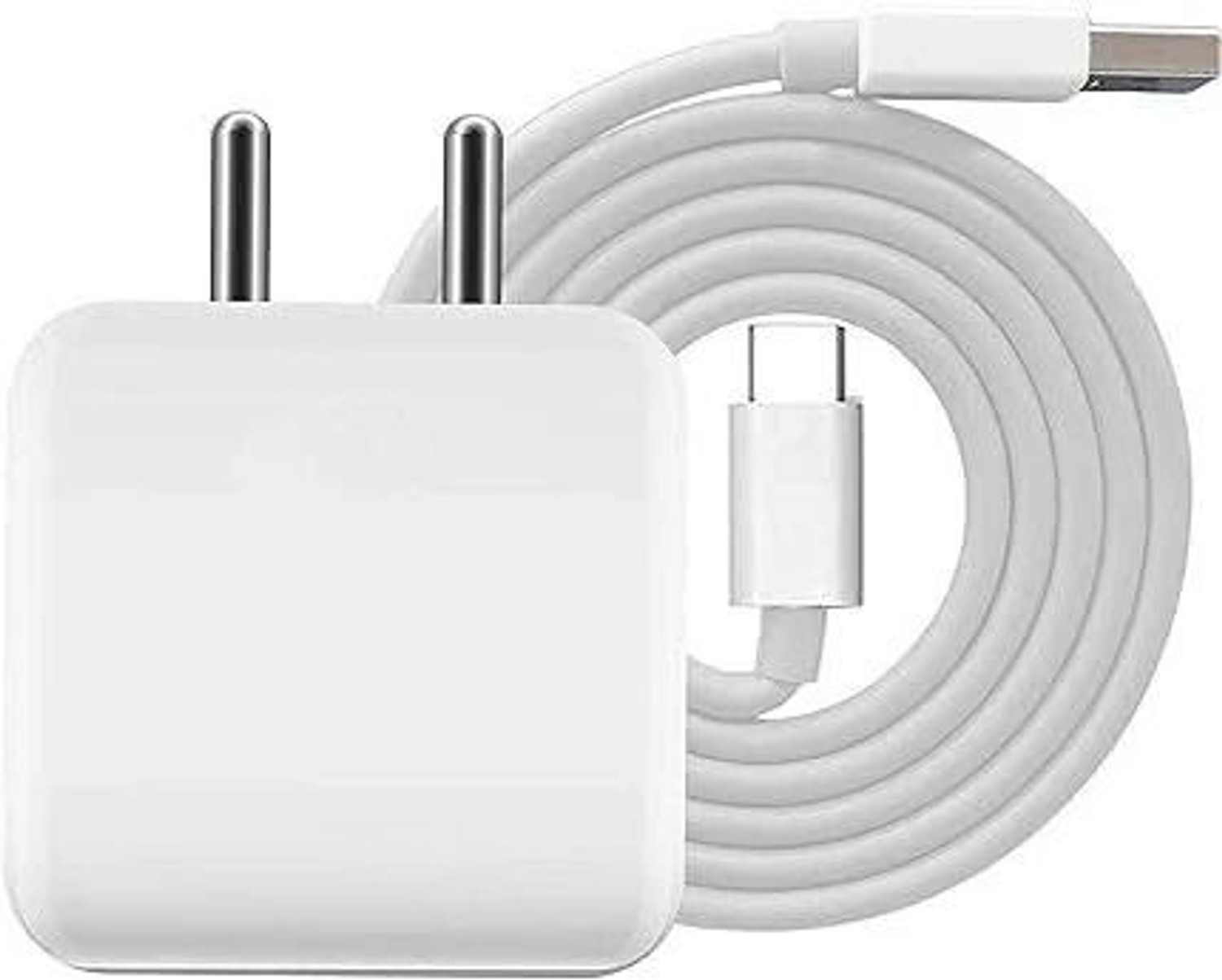 Image of OPPO 80 W SuperVOOC 7.3 A Wall Charger for Mobile with Detachable Cable