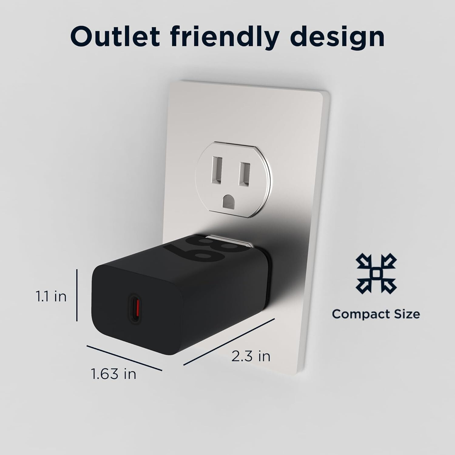 Image of PRD gold 68 W PPS 6.5 A Wall Charger for Mobile with Detachable Cable