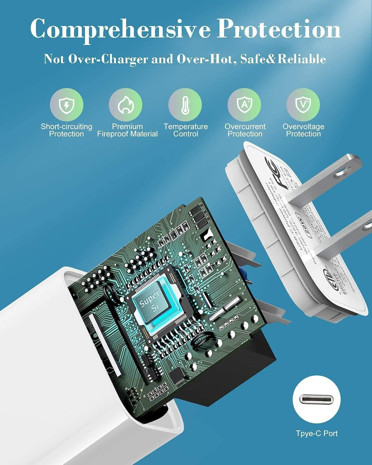 Image of NeroEdge 20 W 3 A Wall Charger for Mobile with Detachable Cable
