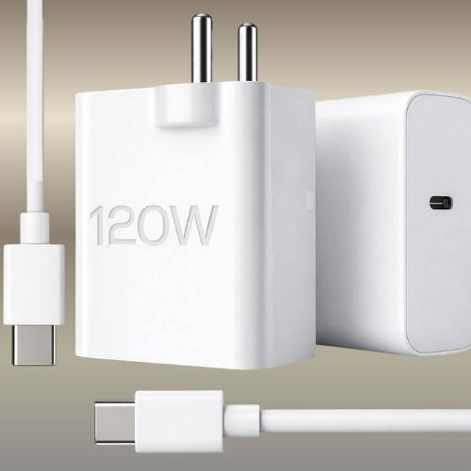 MGEdge 120 W SuperVOOC 5 A Wall Charger for Mobile with Detachable Cable