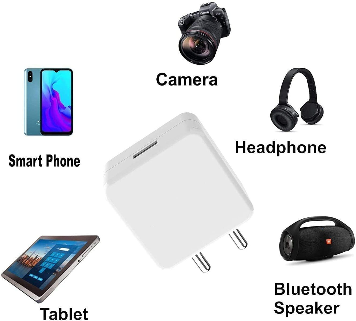 Image of MAK 65 W Dash 4.2 A Wall Charger for Mobile with Detachable Cable