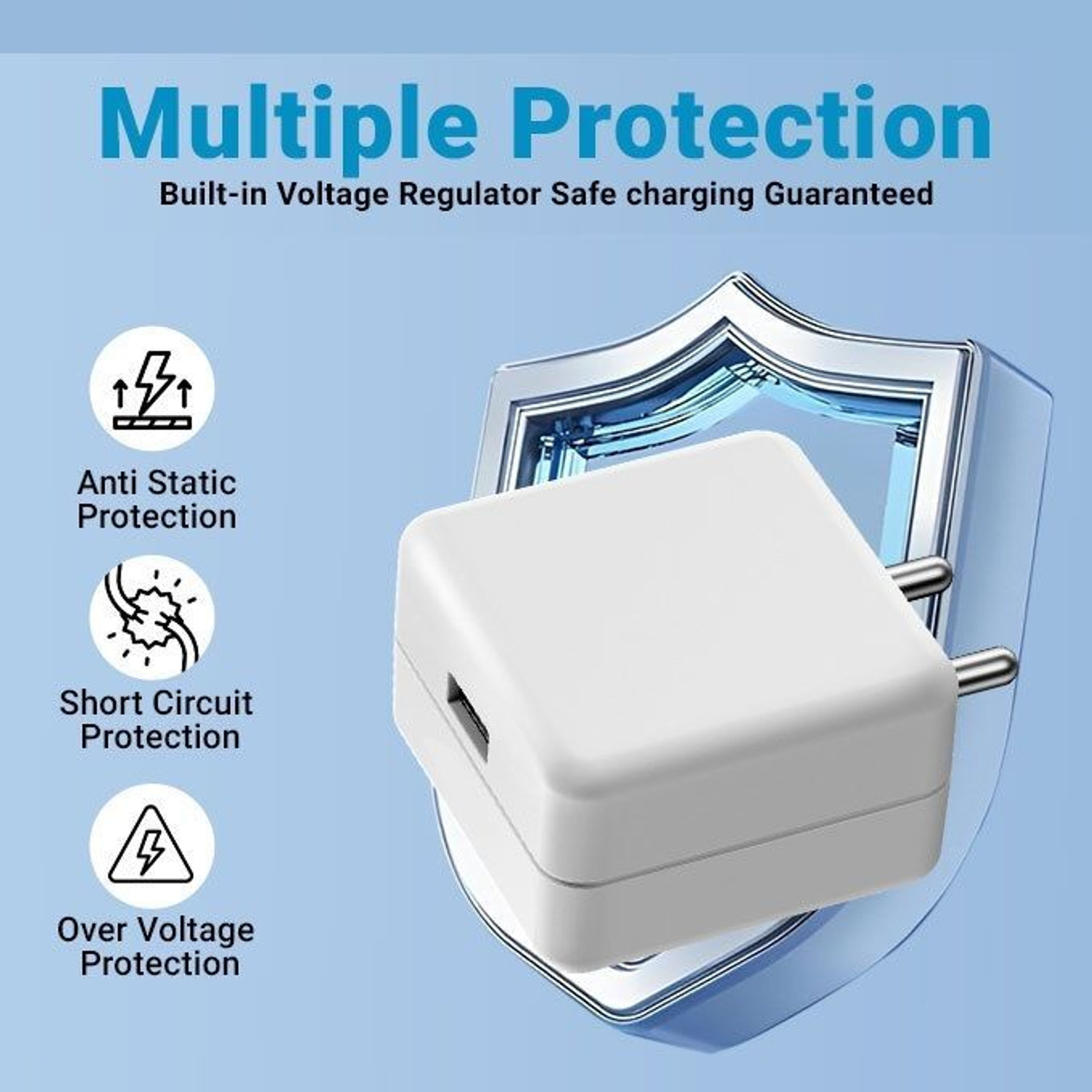 Image of MAK 33 W SuperVOOC 3.1 A Wall Charger for Mobile with Detachable Cable