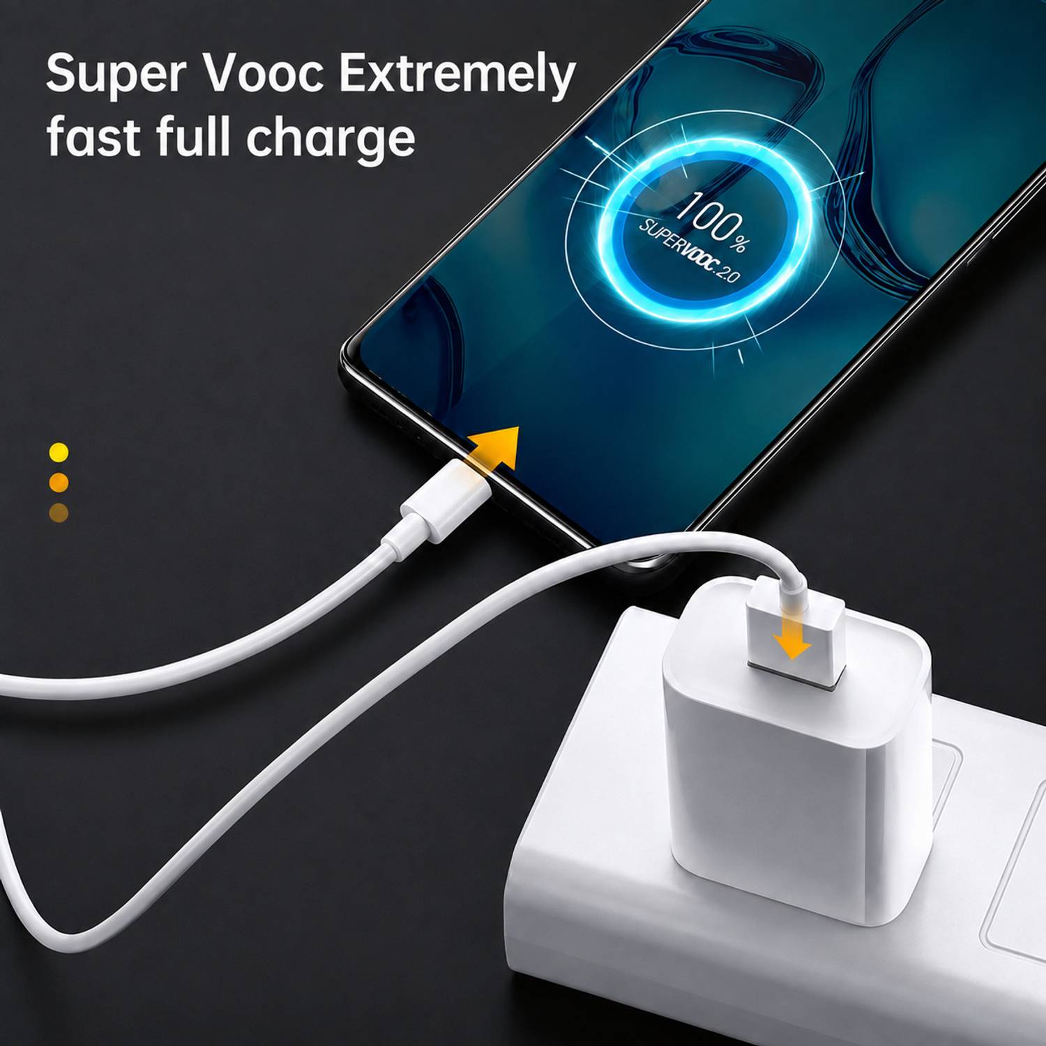RR gadzet 45W SuperVOOC 6A Wall Charger - Image 4