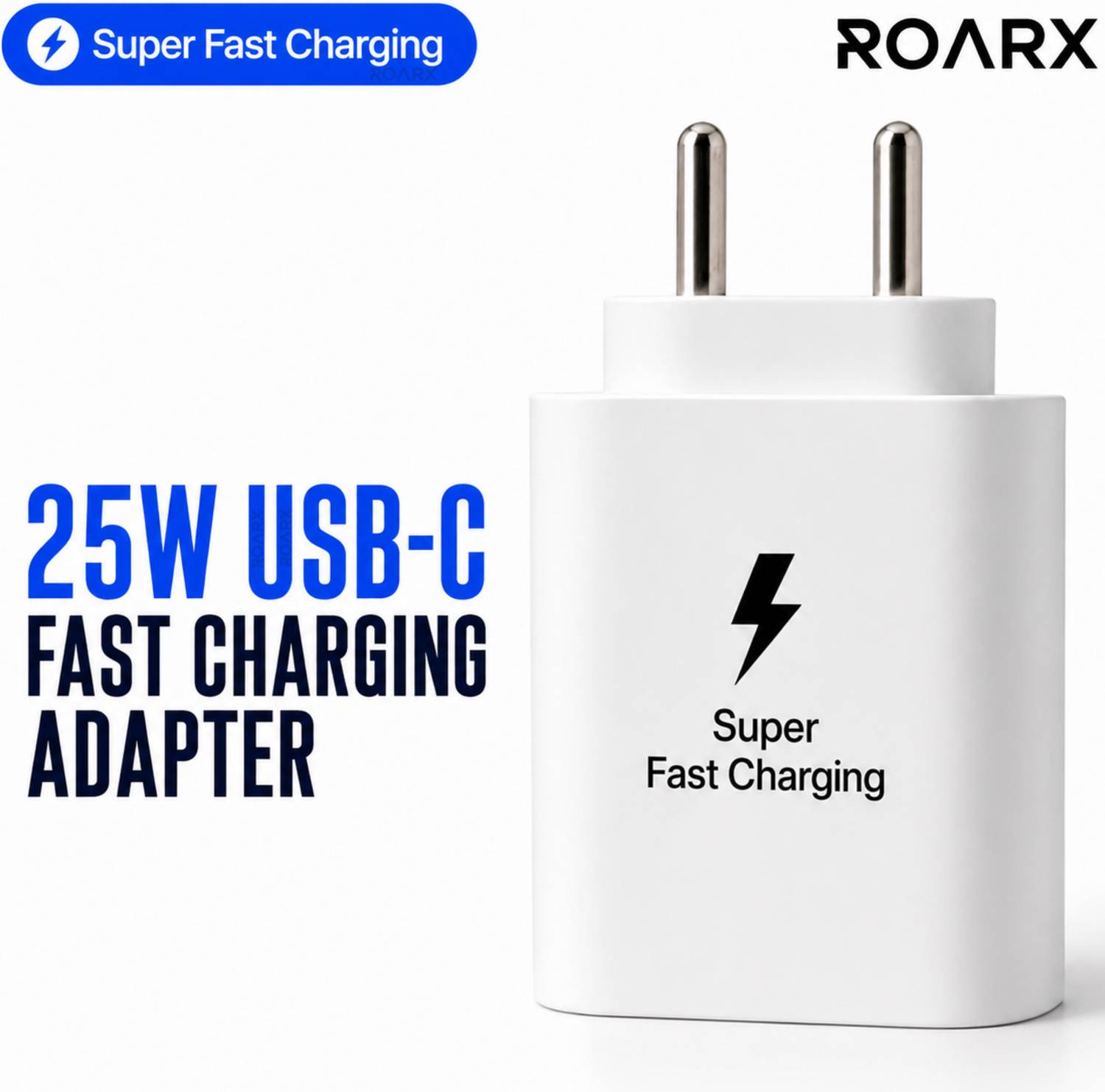 RoarX 25 W Quick Charge 3 A Wall Charger for Mobile