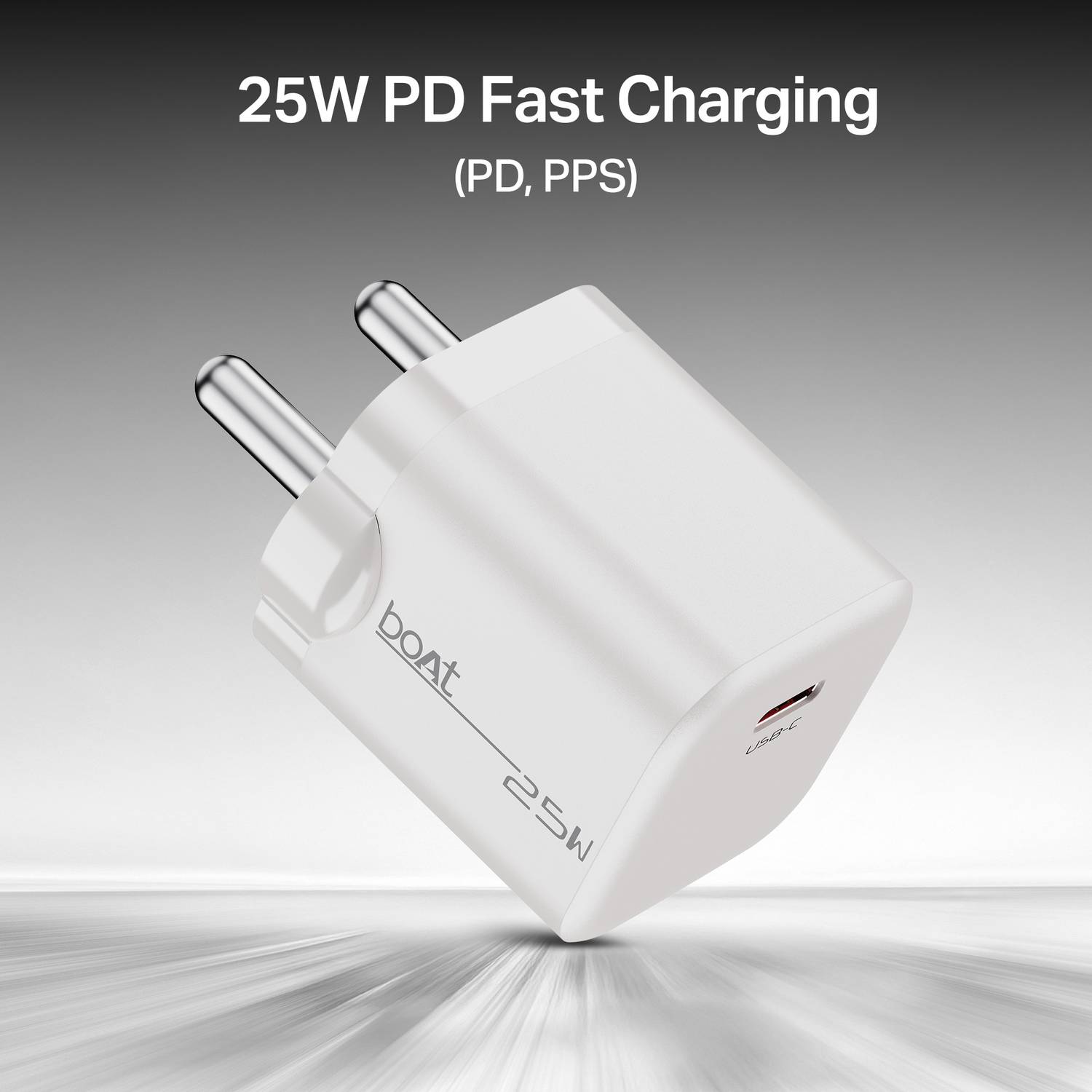 boAt 25W PPS 3A Wall Charger White - Image 4