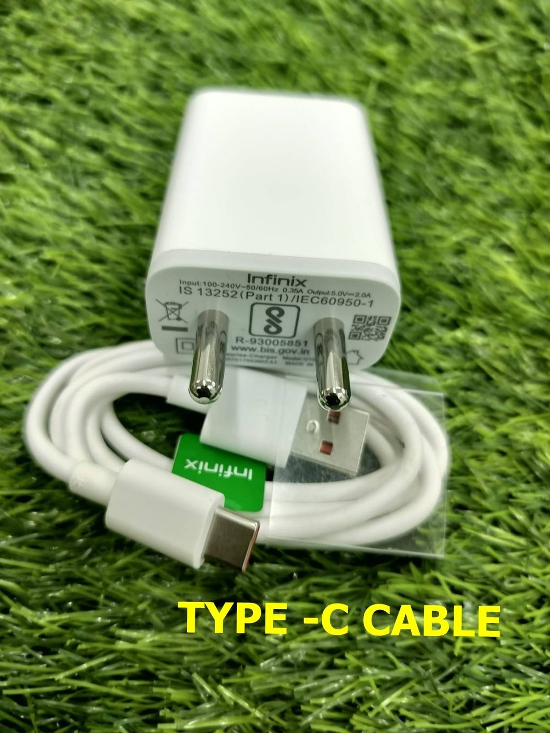 Infinix 10 W 2 A Wall Charger for Mobile with Detachable Cable
