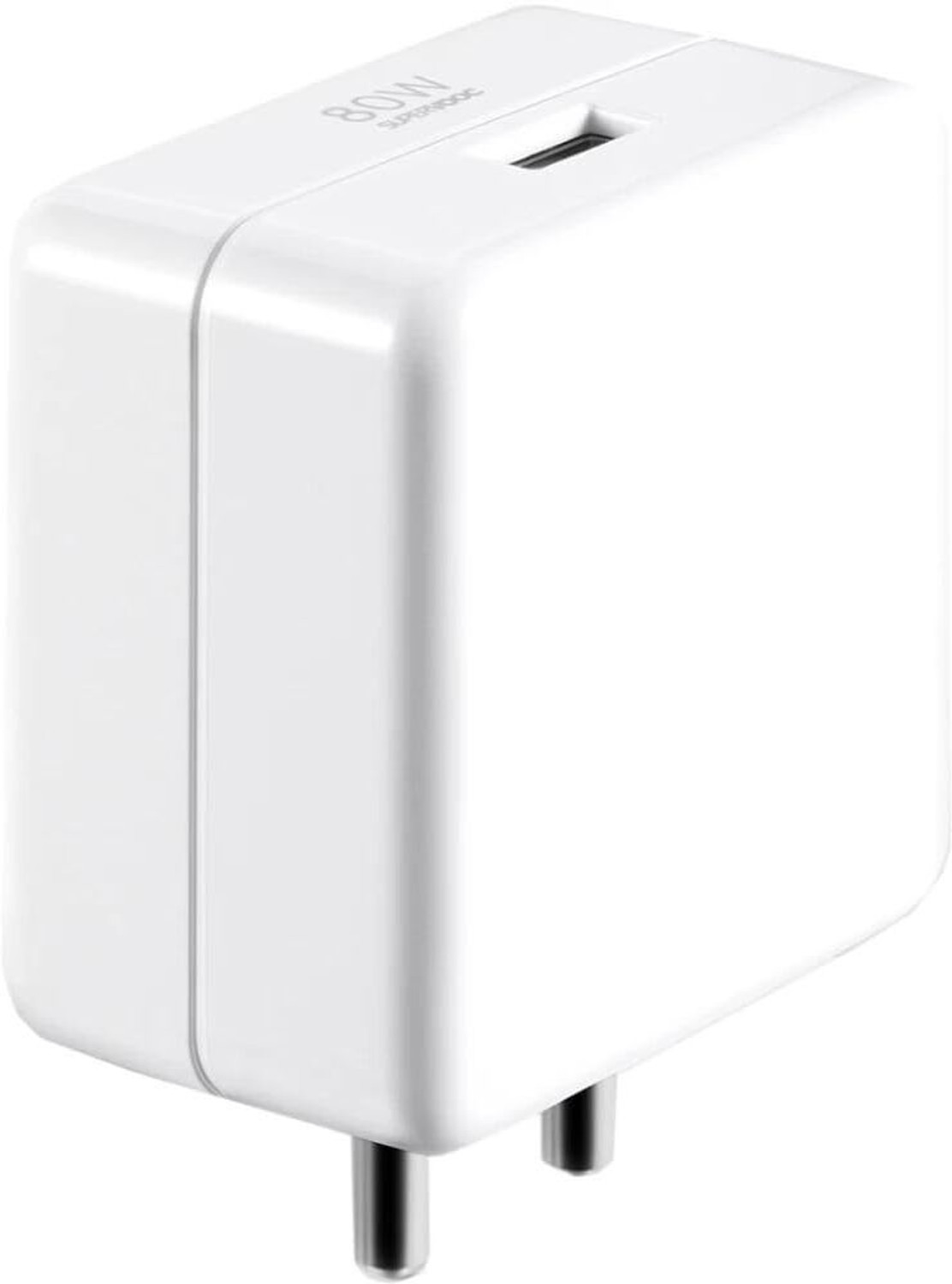 Image of OPPO 80 W SuperVOOC 7.3 A Wall Charger for Mobile with Detachable Cable