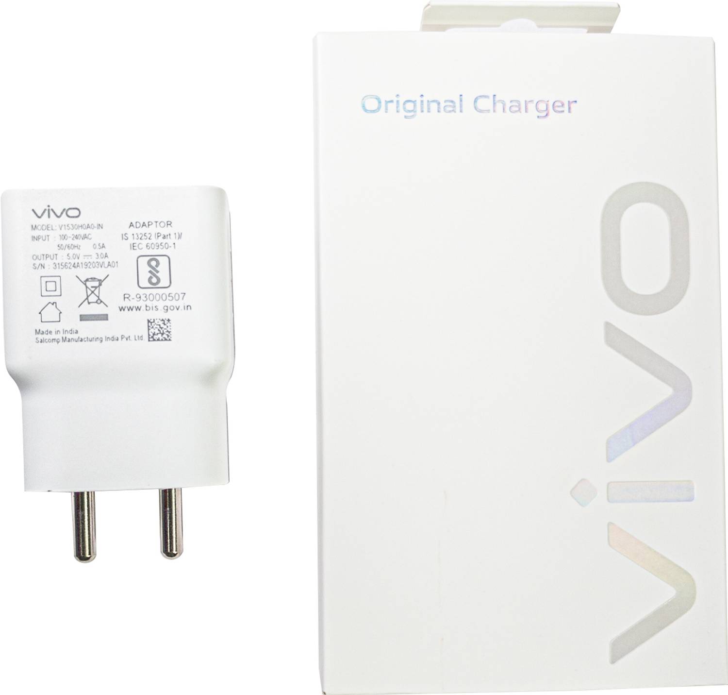 vivo 15 W TurboPower 3.0 3 A Wall Charger for Mobile