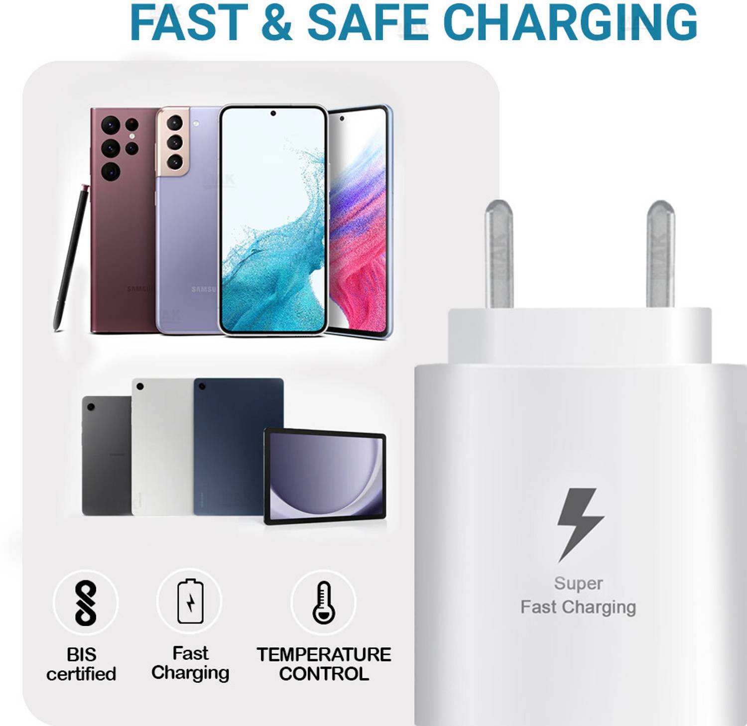 MAK 25W Quick Charge 3.0 Wall Charger - Image 5