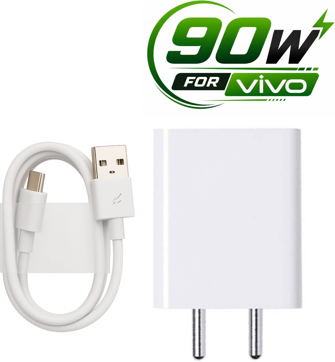 Pacificdeals 90 W Quick Charge 8 A Wall Charger for Mobile with Detachable Cable