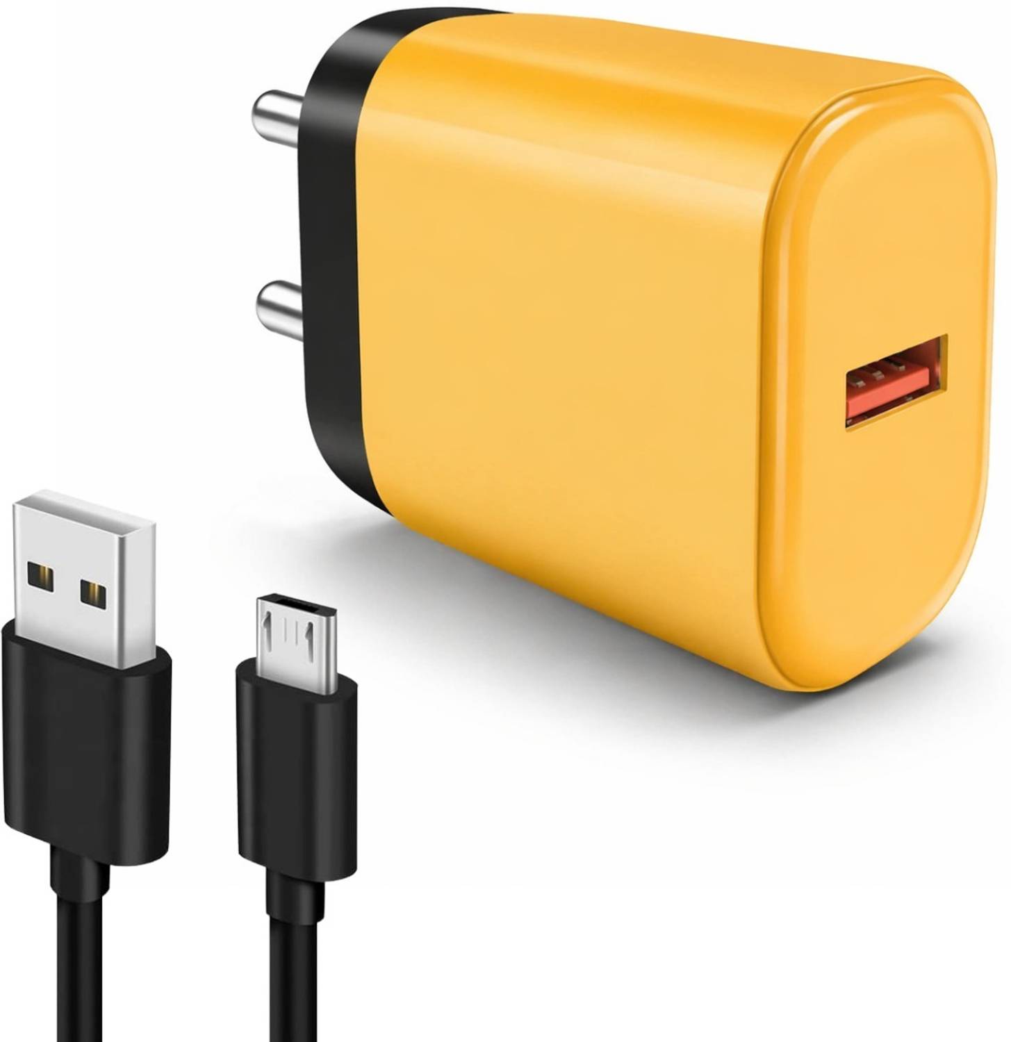 MAK 18 W Supercharge 2.4 A Wall Charger for Mobile with Detachable Cable