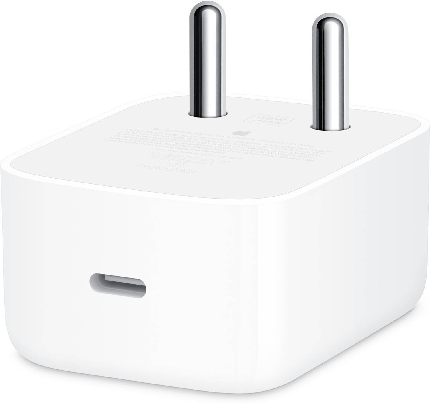 Apple 40W Quick Charge 3A Single Port Mobile Charger White - Image 1