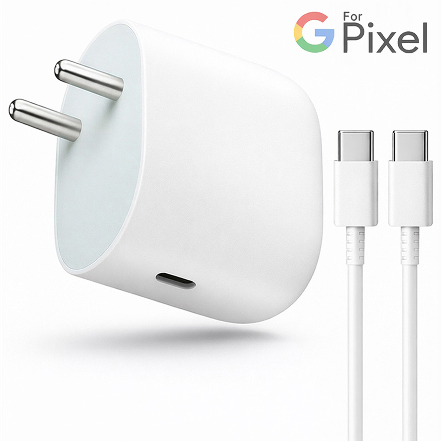Image of shopbucket 45 W Quick Charge 3 A Wall Charger for Mobile with Detachable Cable (White, Cable Included)