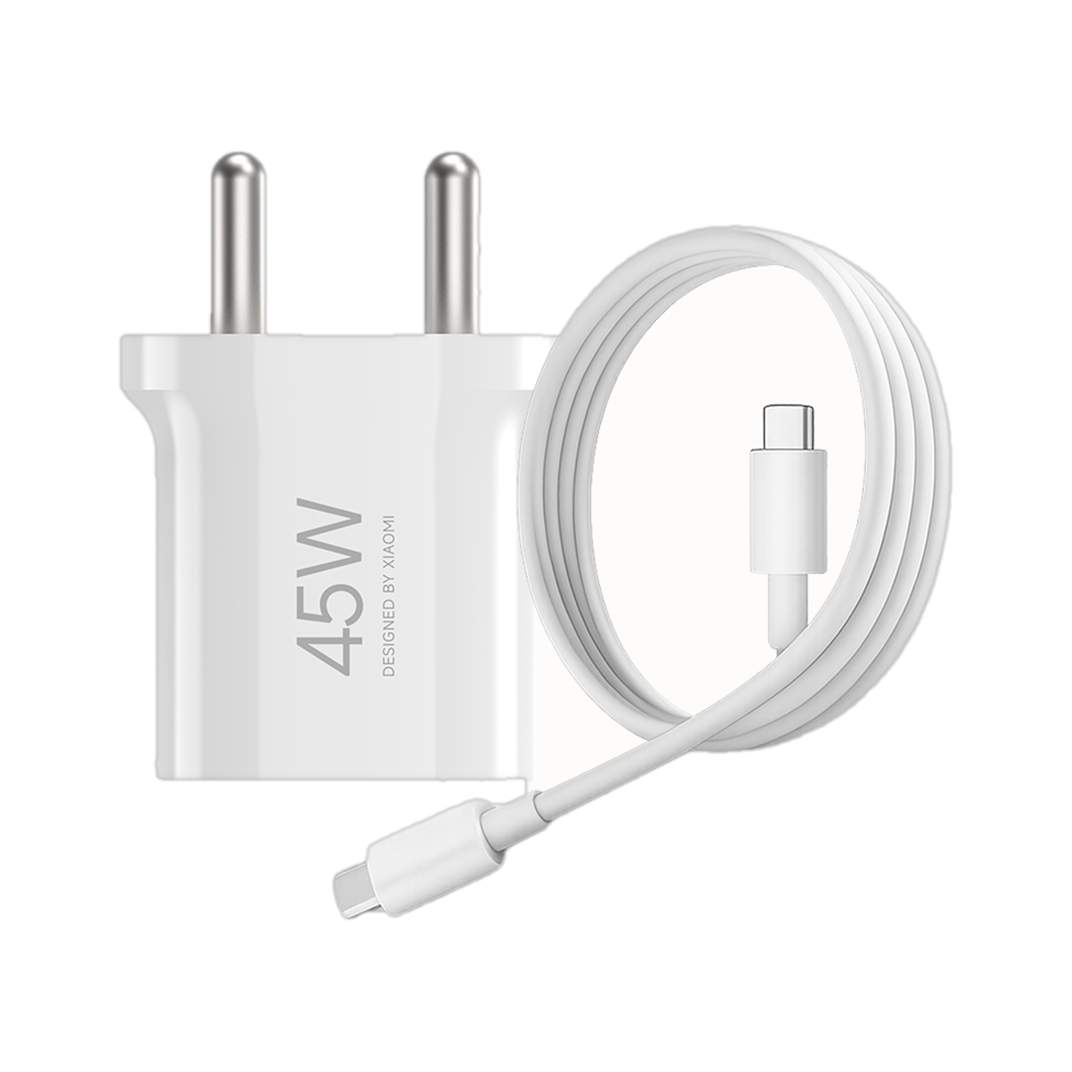 Image of XIAOMI by Mi 45 W GaN 3 A Single Port Mobile Charger with Detachable Cable
