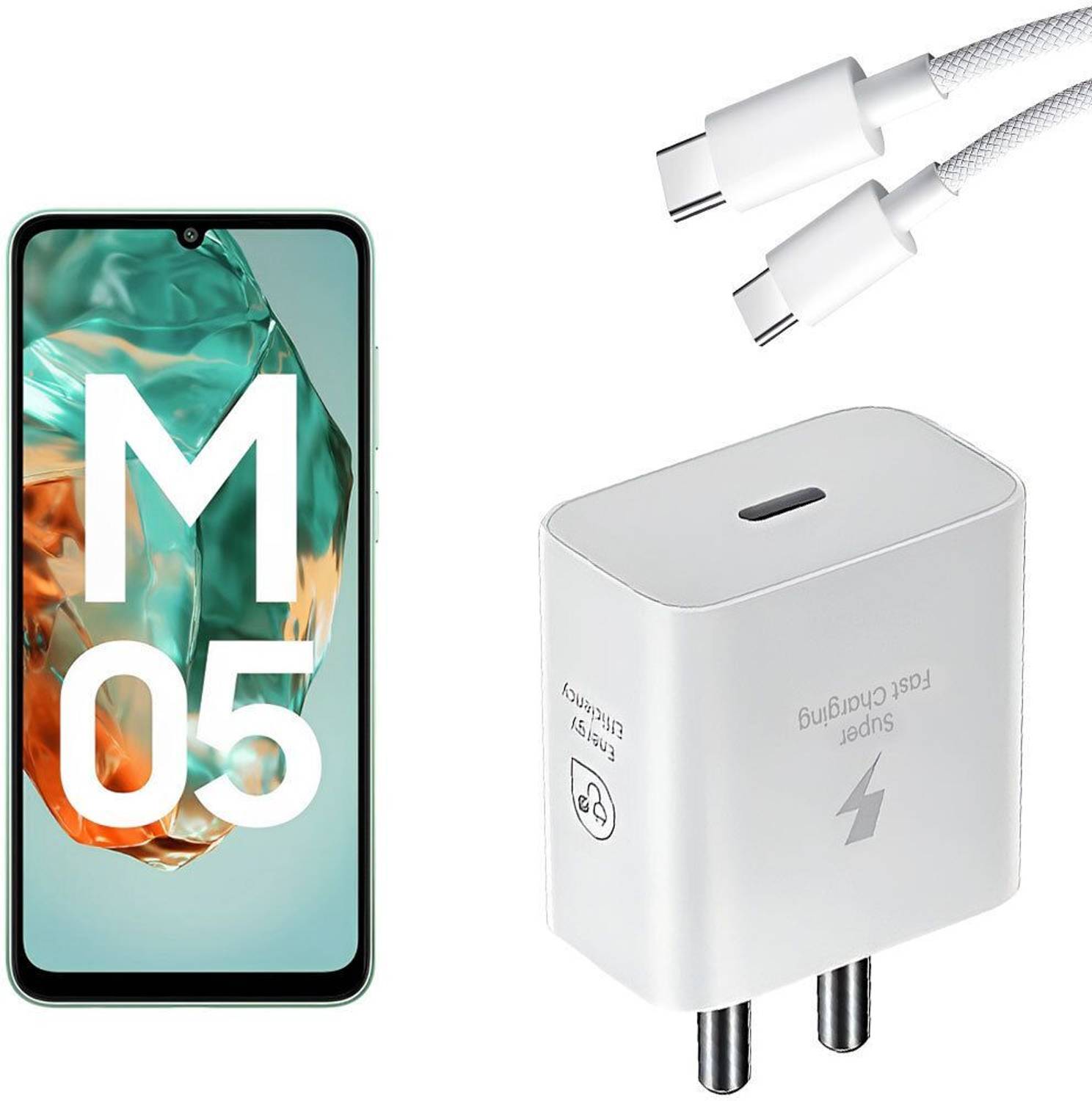 MAK 25 W Supercharge 3.1 A Wall Charger for Mobile with Detachable Cable
