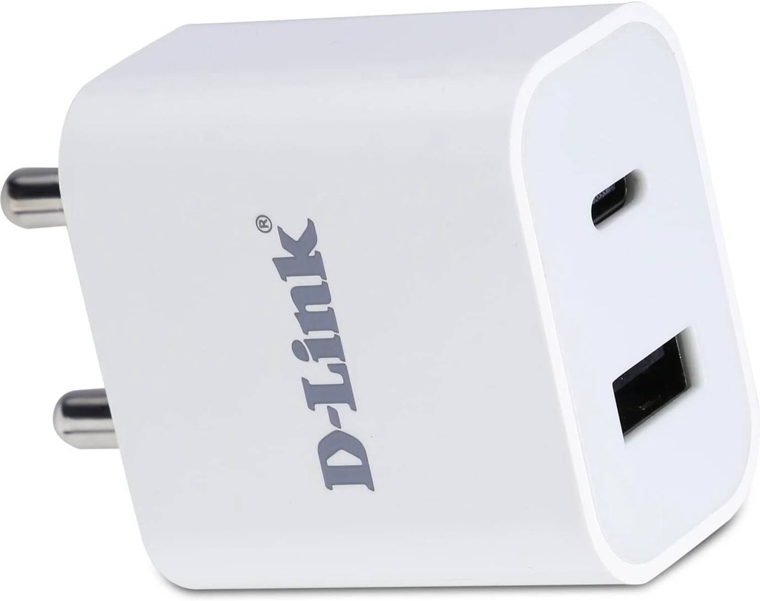 D-Link 20W Quick Charge 20A Dual Port Mobile Charger White
