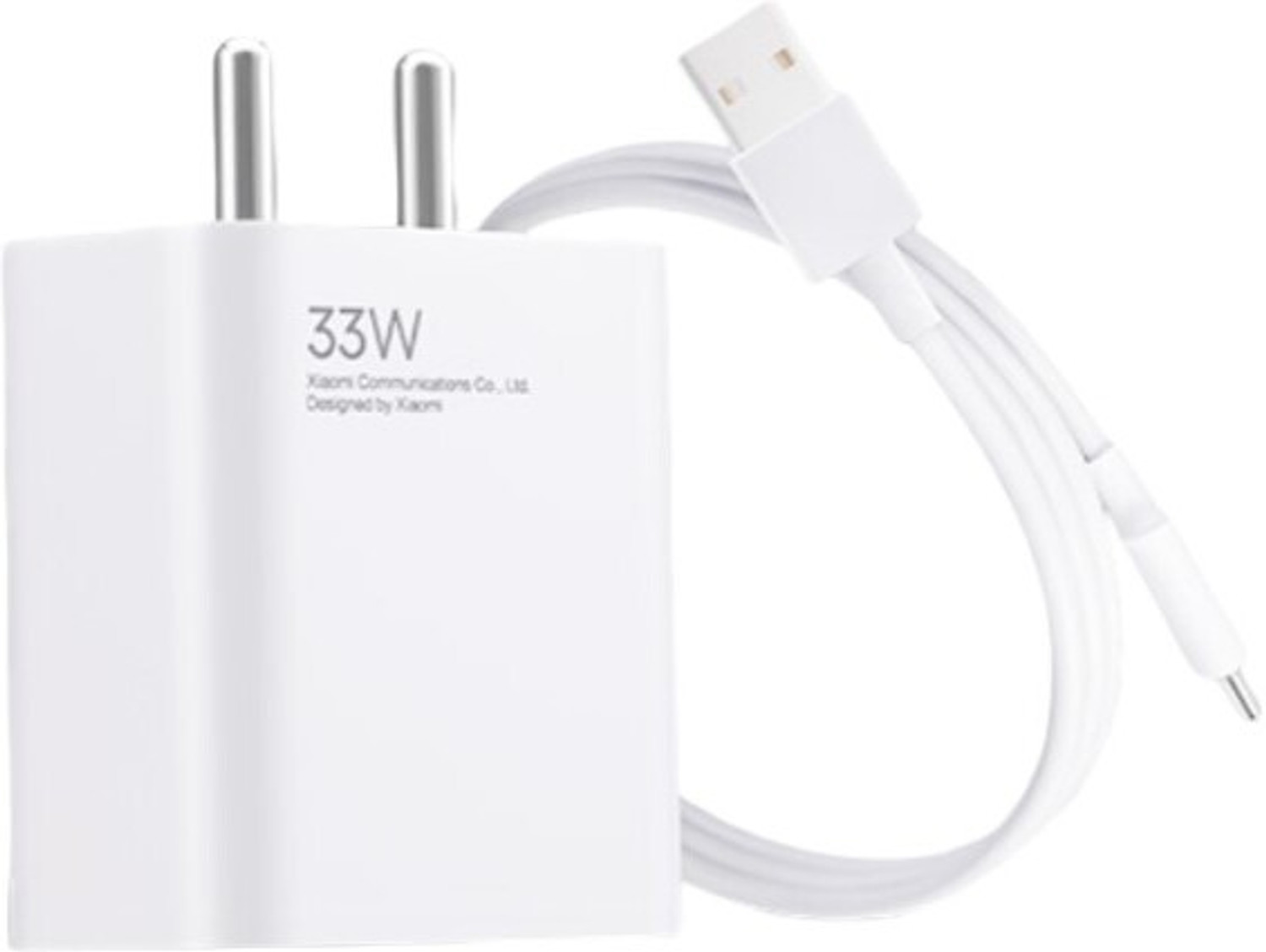 Image of XIAOMI by Mi 33 W SonicCharge 3 A Single Port Mobile Charger with Detachable Cable