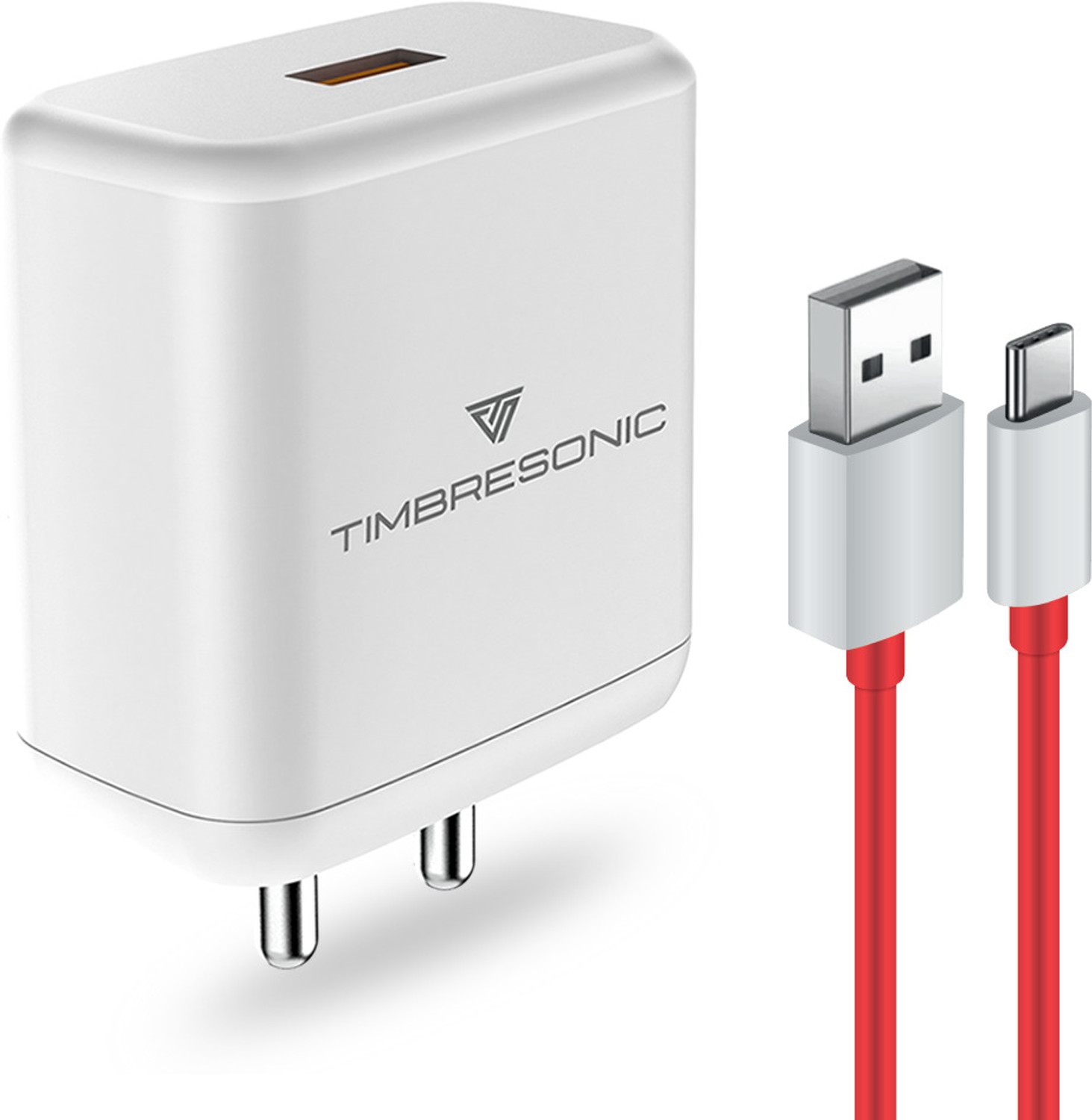 Image of TIMBRESONIC 80 W SuperVOOC 7 A Wall Charger for Mobile with Detachable Cable