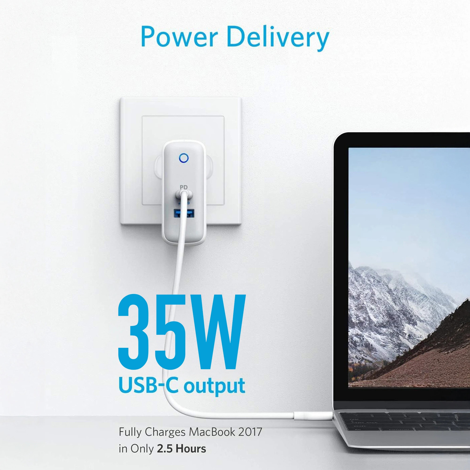 Image of Anker 35 W PD 3 A Dual Port Mobile Charger