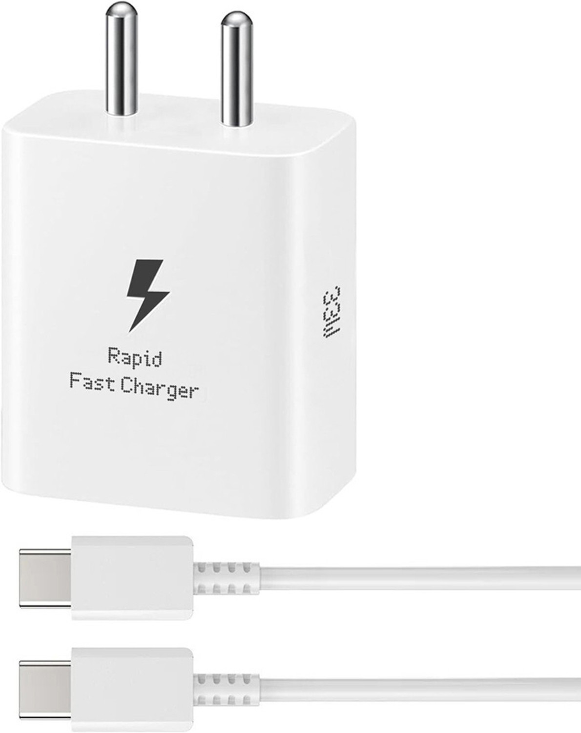 Image of RVAT 33 W Quick Charge 3 A Wall Charger for Mobile with Detachable Cable