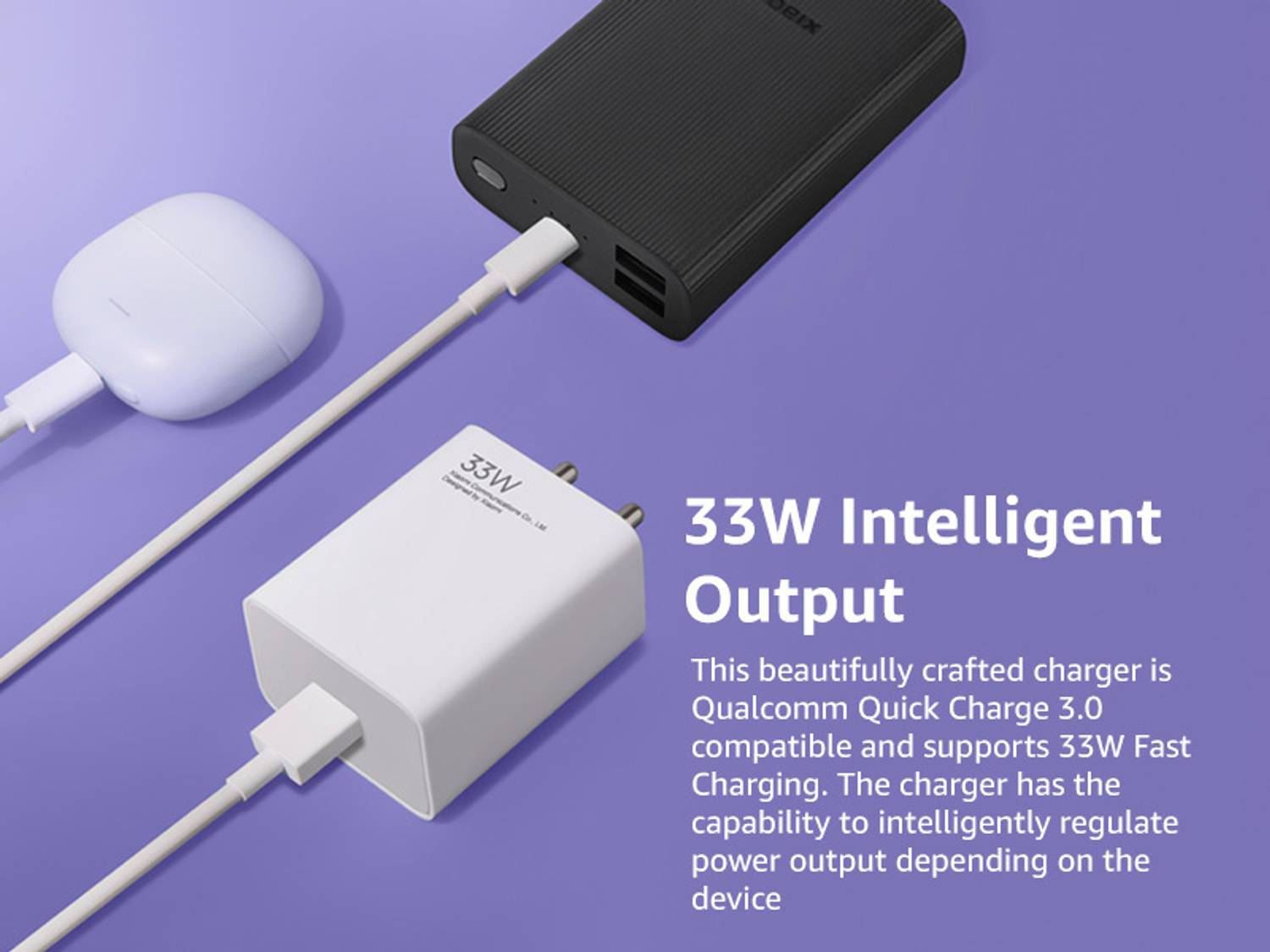 XIAOMI 33W SonicCharge 3 Single Port Mobile Charger - Image 3