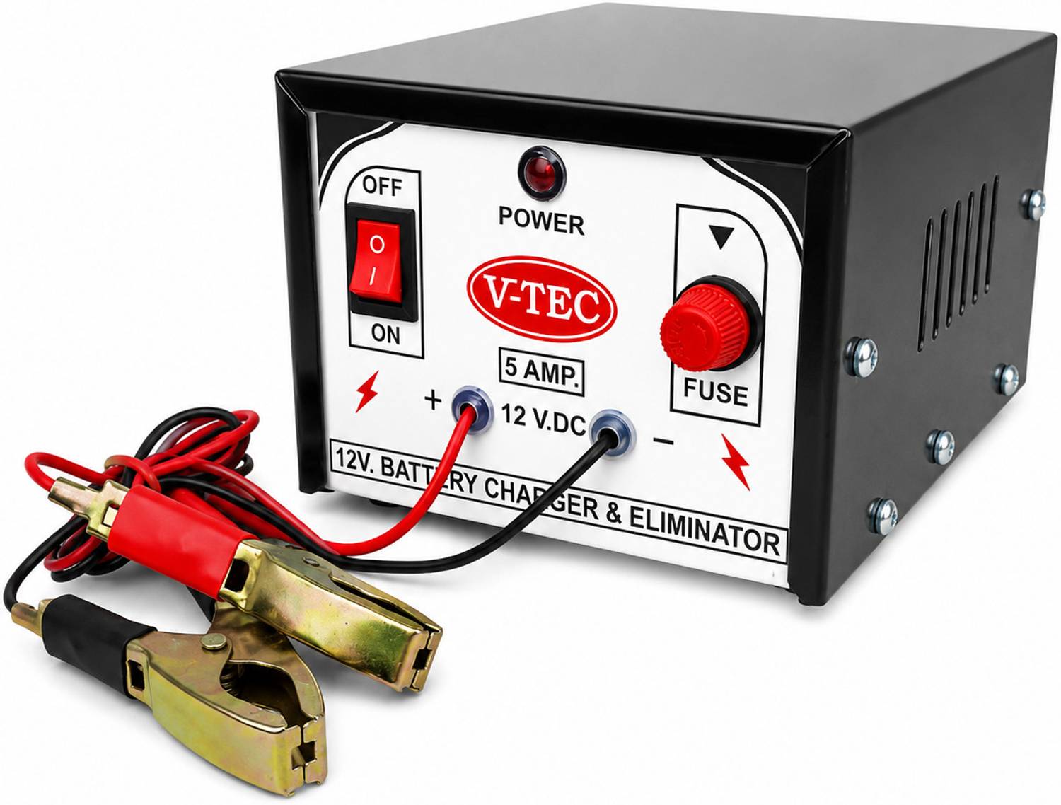 V-TEC CH-011A 12volt battery charger 5amp for car,truck,Bike Batteries