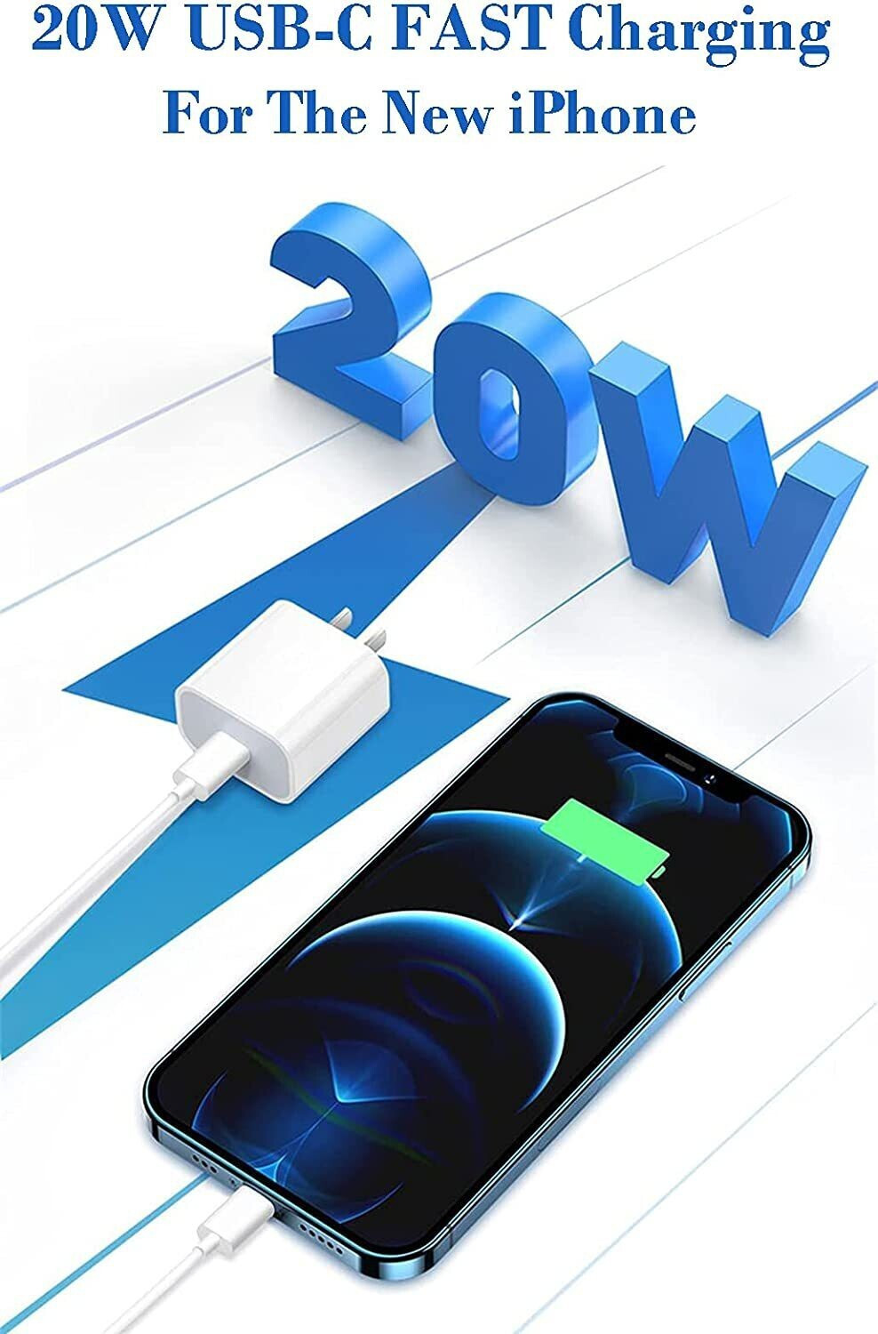 Image of NeroEdge 20 W 3 A Wall Charger for Mobile with Detachable Cable