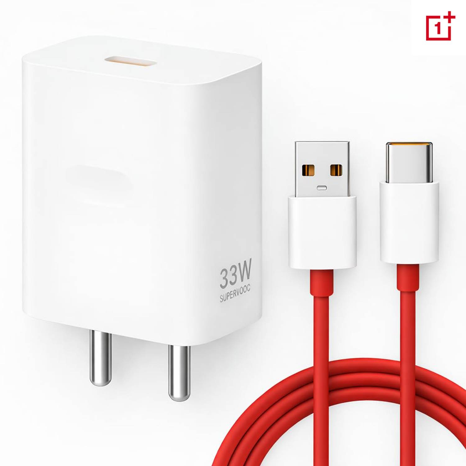 OnePlus 33 W SuperVOOC 3.4 A Wall Charger for Mobile with Detachable Cable