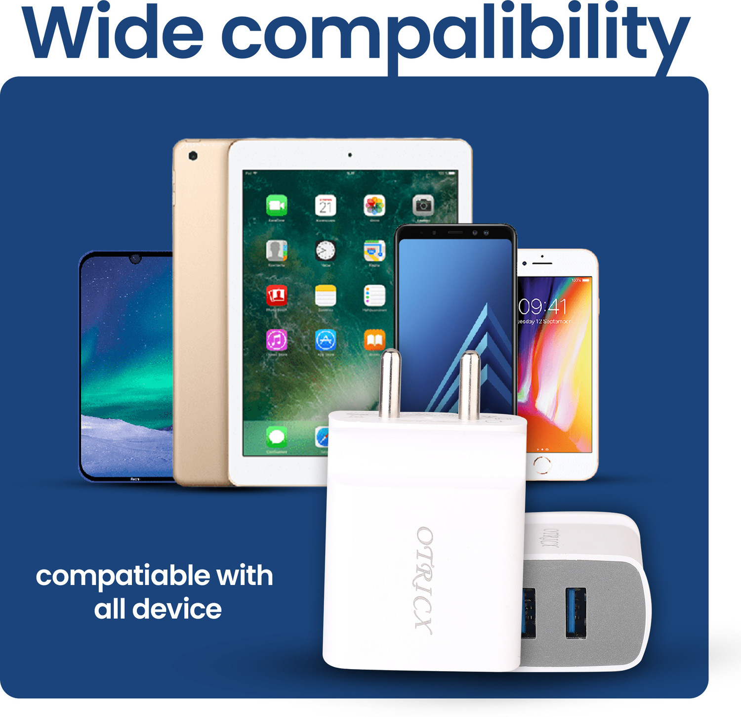 Image of otricx 15 W Quick Charge 3.6 A Wall Charger for Mobile