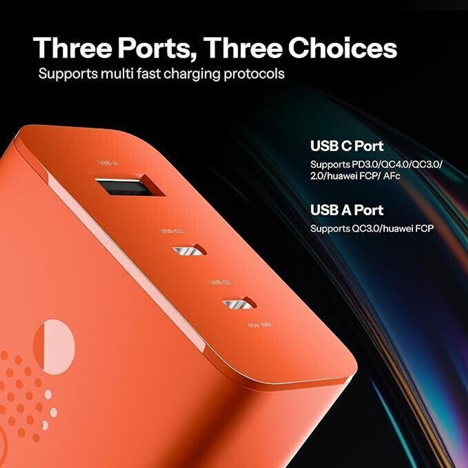 Image of APTIVOS 65 W GaN 3.1 A Wall Charger for Mobile