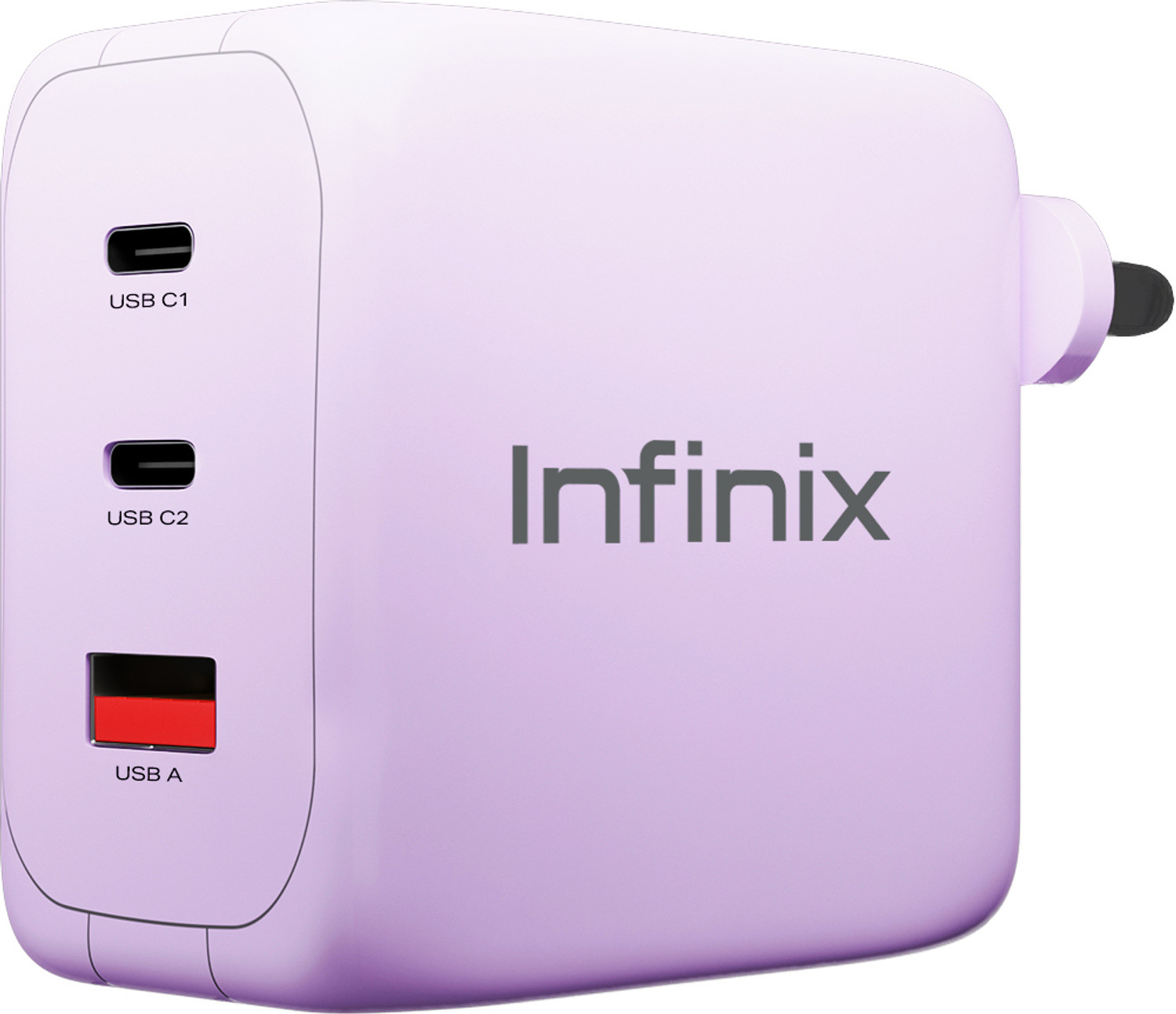Image of Infinix 65 W GaN 3.25 A 3 Port Mobile Charger