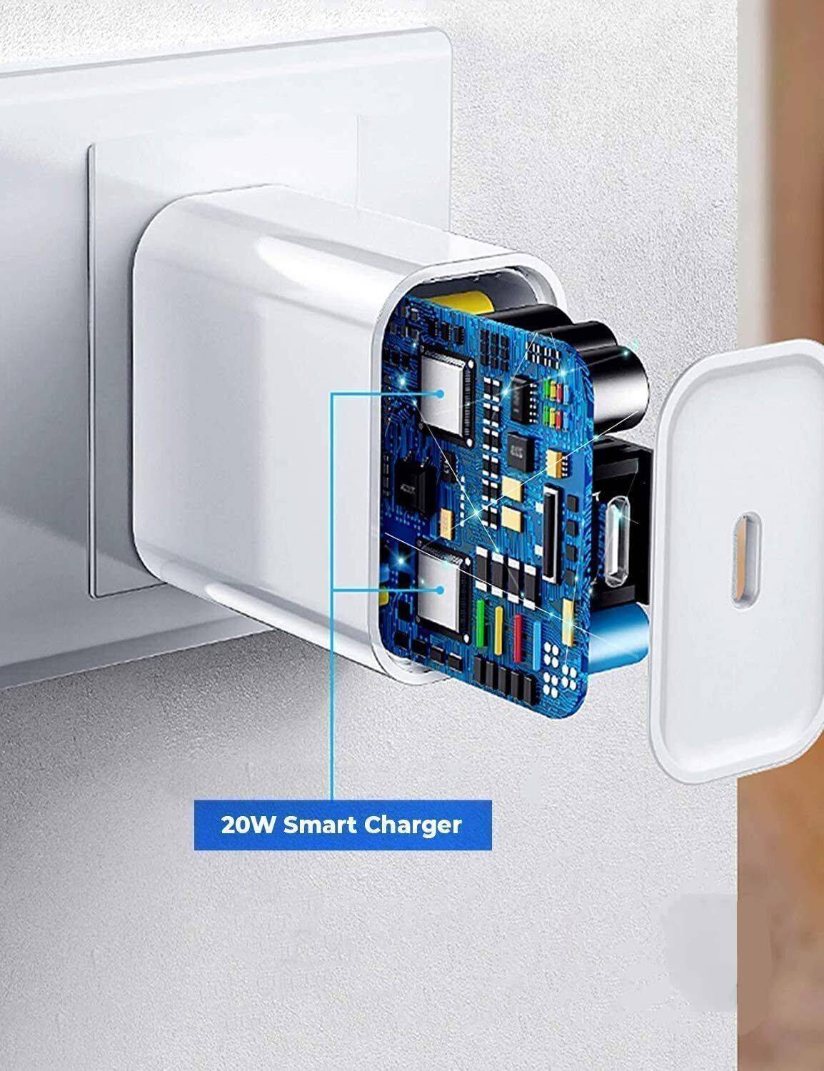 MAK 20W Quick Charge 3.0 Wall Charger with Detachable Cable - Image 4