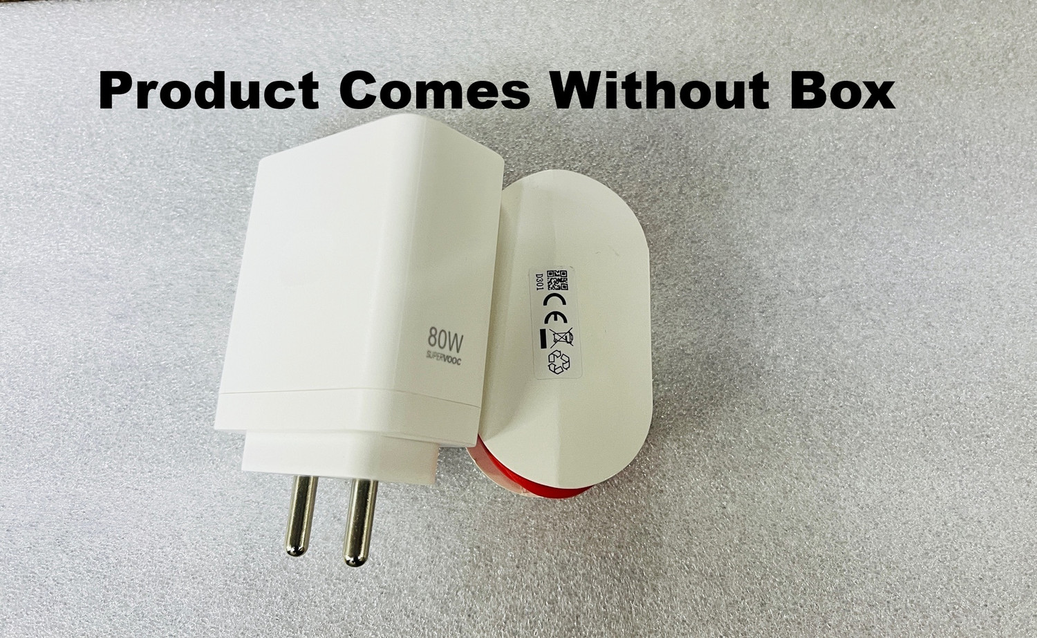 Image of OnePlus 80 W SuperVOOC 7.3 A Wall Charger for Mobile with Detachable Cable