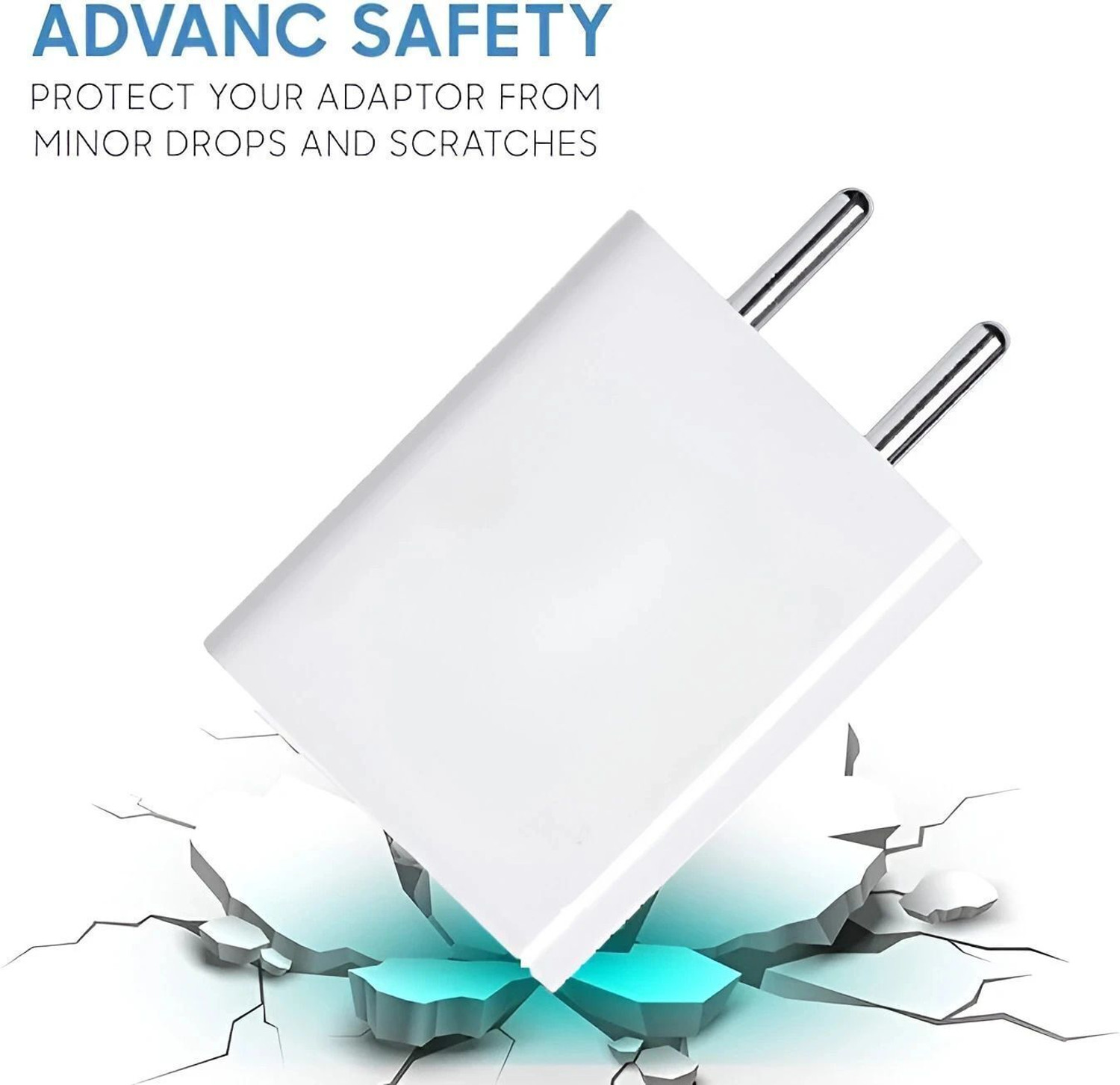 Image of vivo 80 W Quick Charge 7.3 A Wall Charger for Mobile with Detachable Cable
